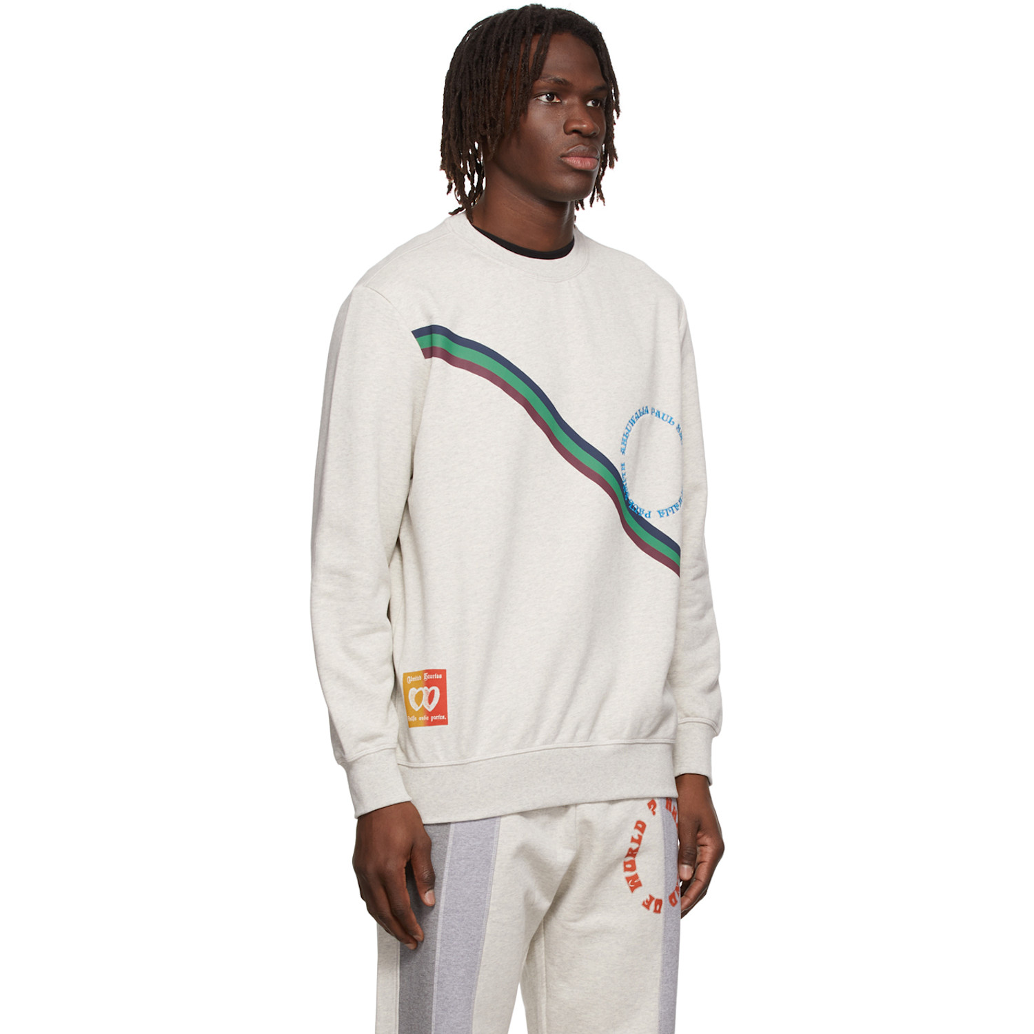  Ahluwalia &paulsmith Ssense Exclusive Grey Sweatshirt 