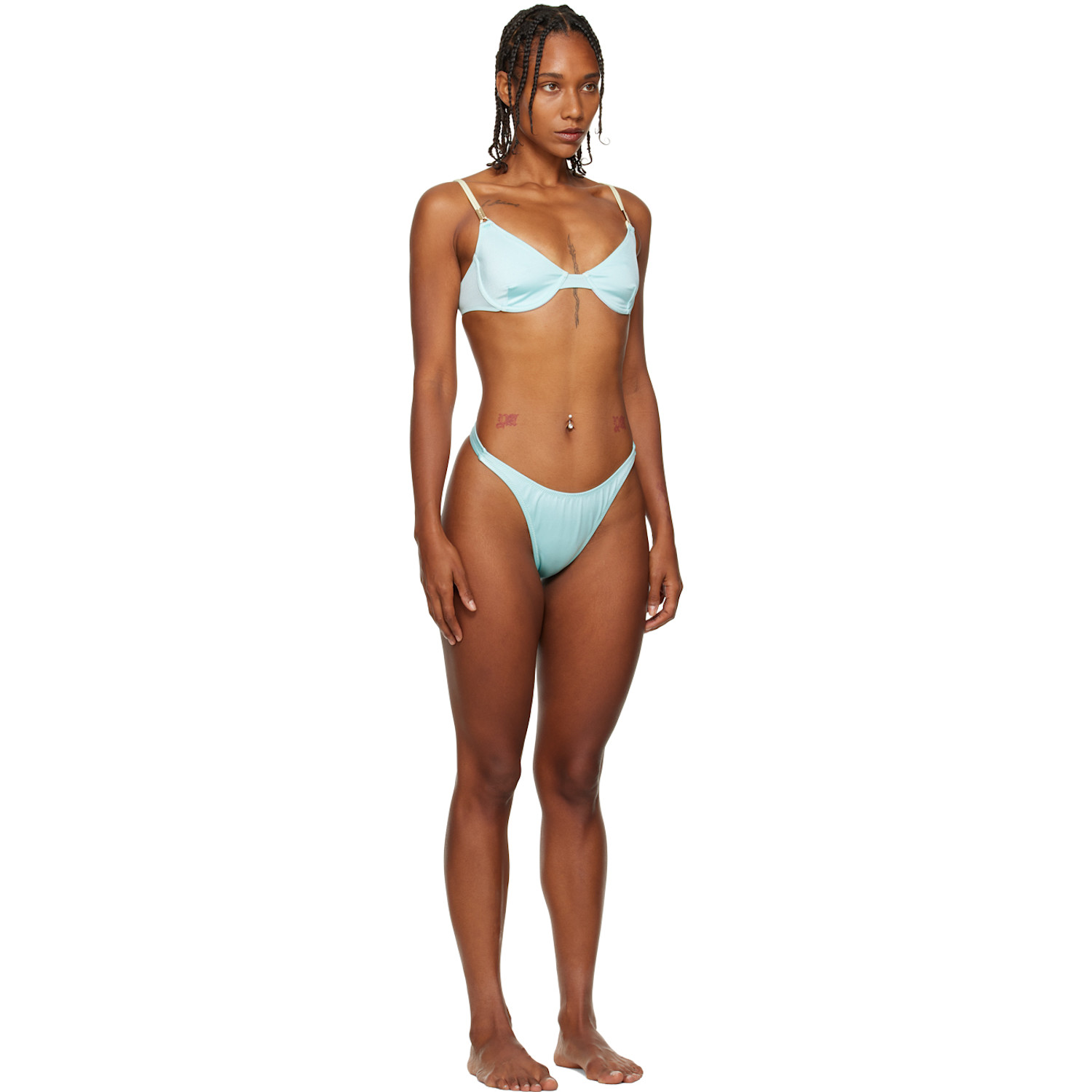  Dos Swim Ssense Exclusive Blue Paloma & Luz Bikini 