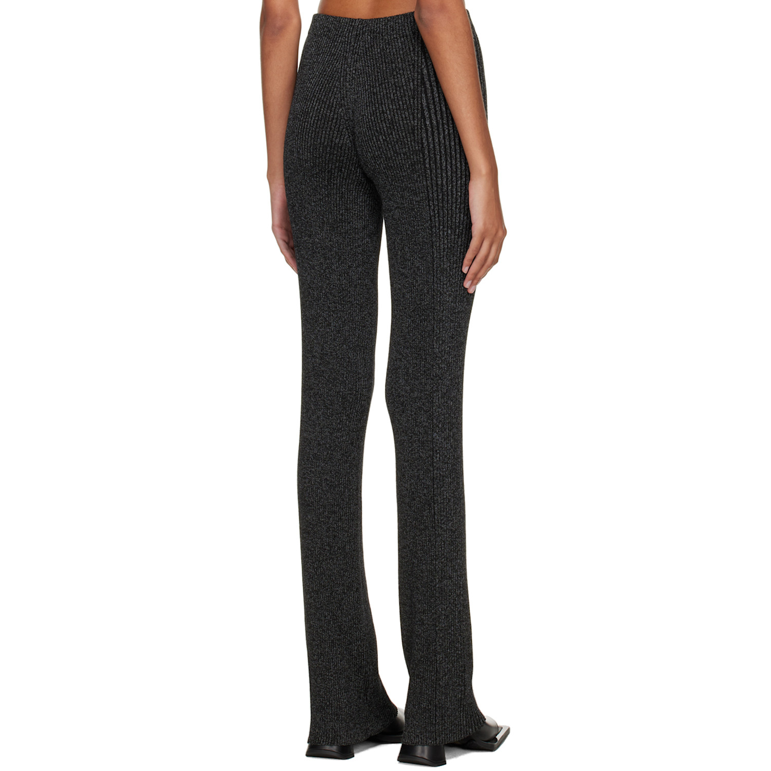  Dion Lee Black Reflective Lounge Pants 