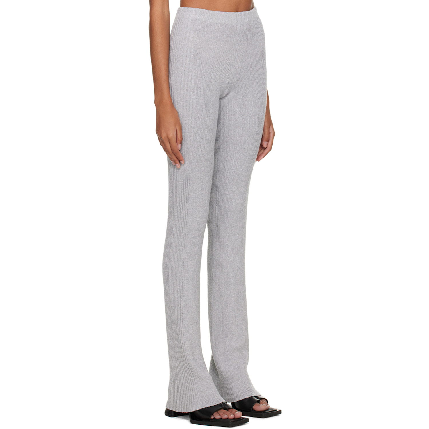  Dion Lee Silver Reflective Lounge Pants 