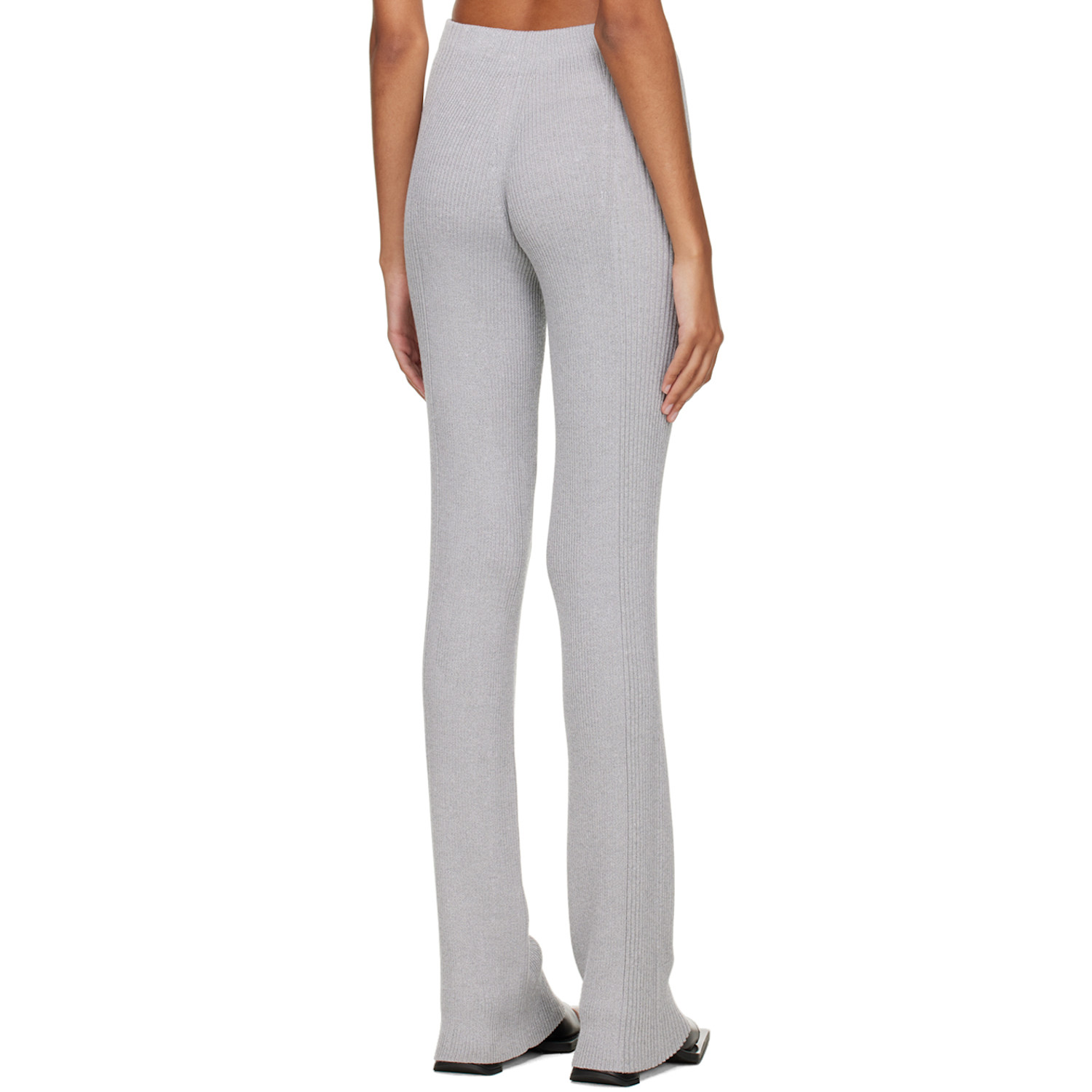  Dion Lee Silver Reflective Lounge Pants 