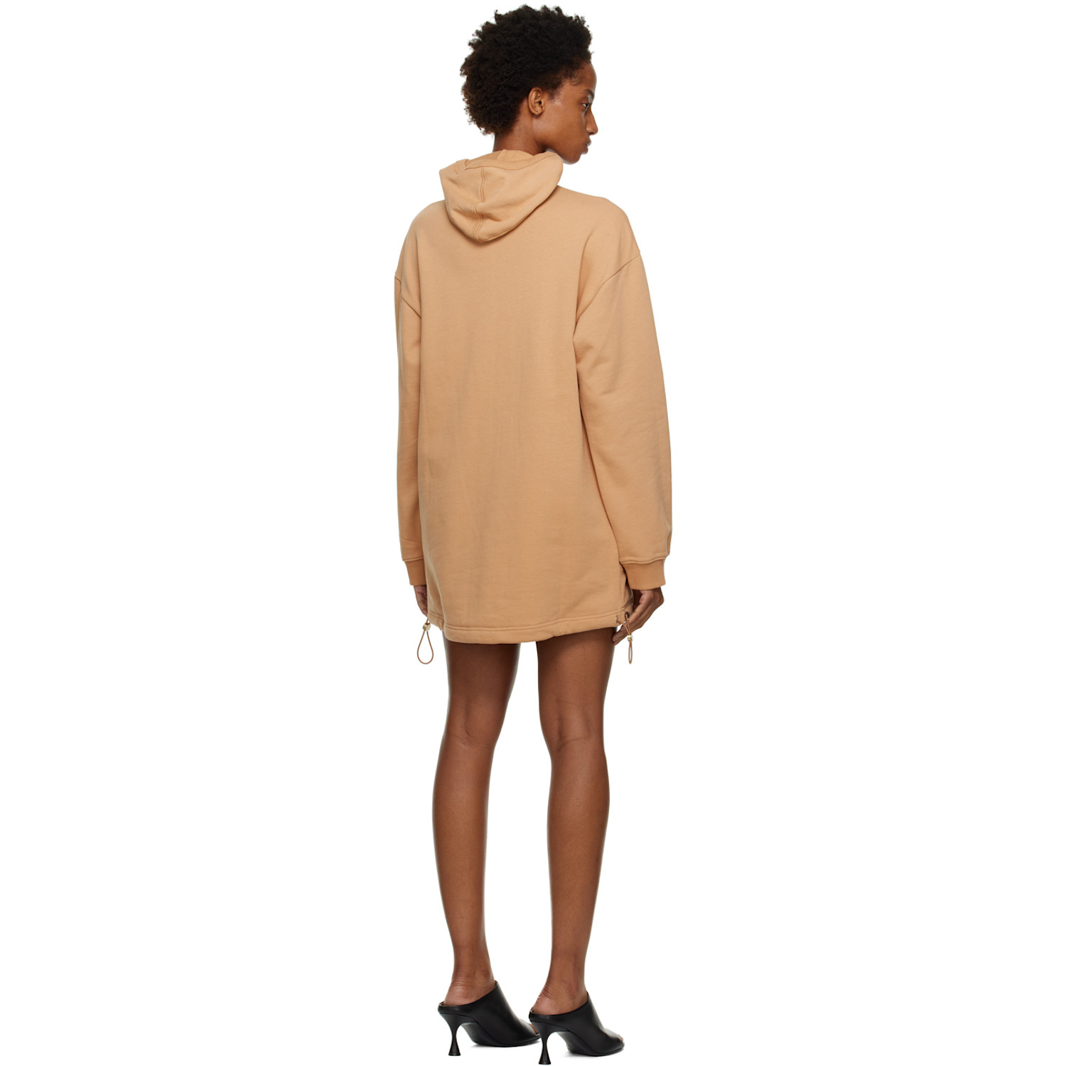  Dion Lee Tan Interlock Mask Hoodie 