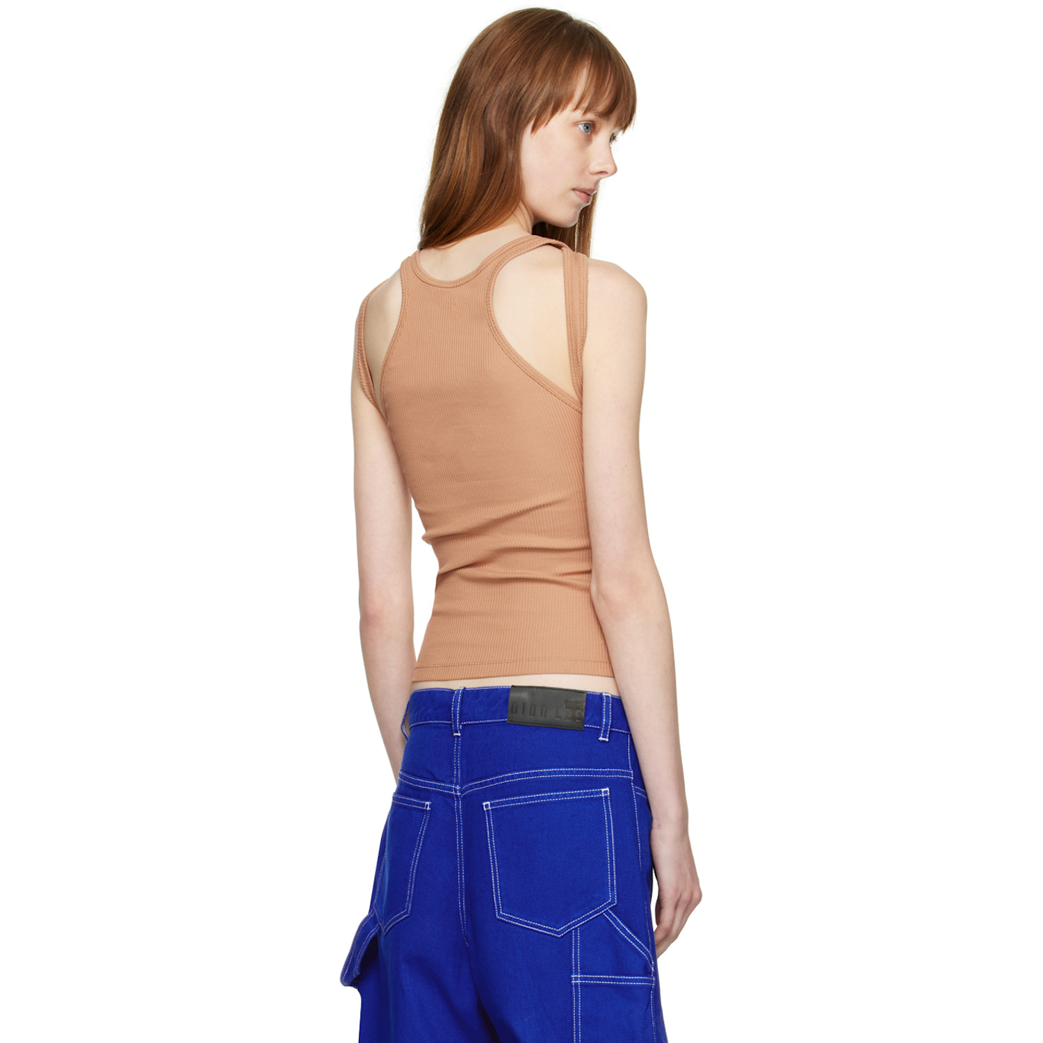  Dion Lee Tan Shift Loop Tank Top 