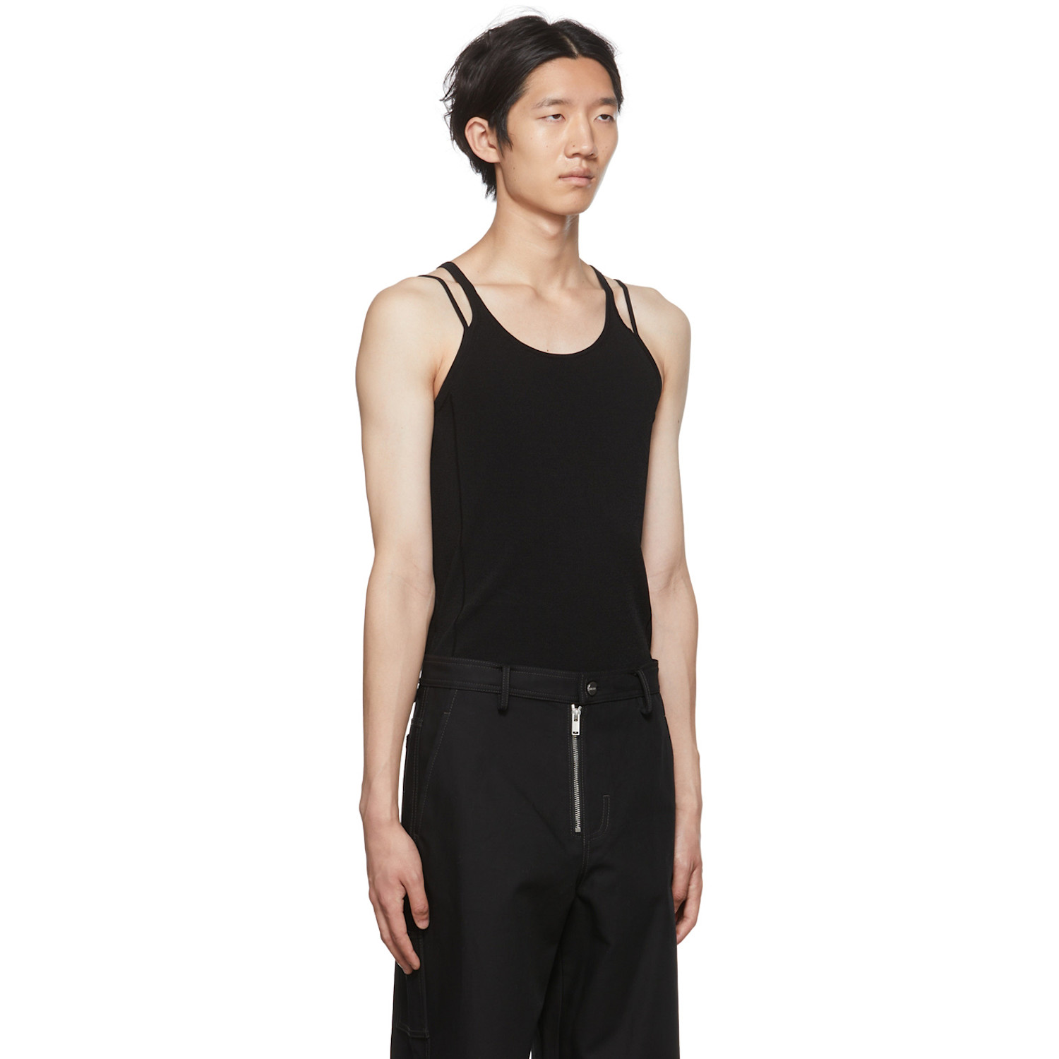  Dion Lee Black Density Tank Top 
