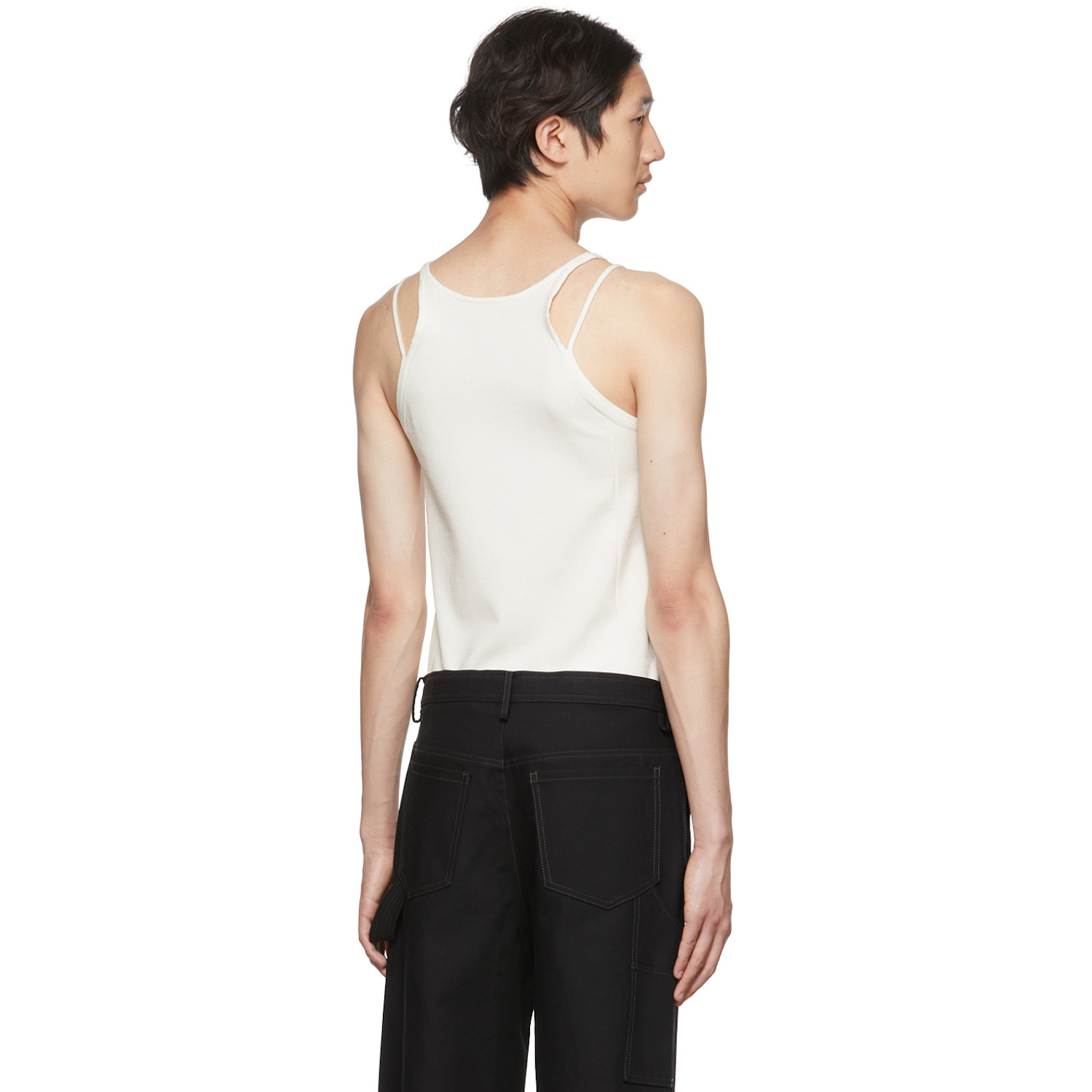  Dion Lee Ivory Density Tank Top 