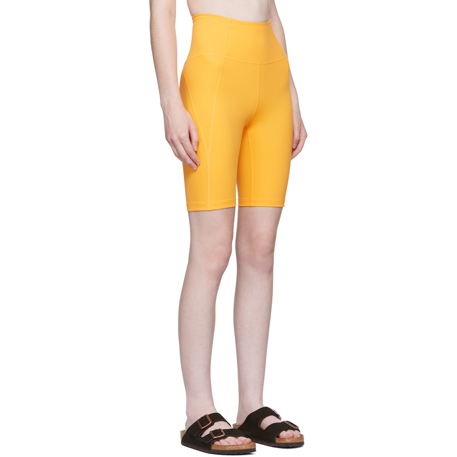  Girlfriend Collective Orange High-rise Bike Shorts 
