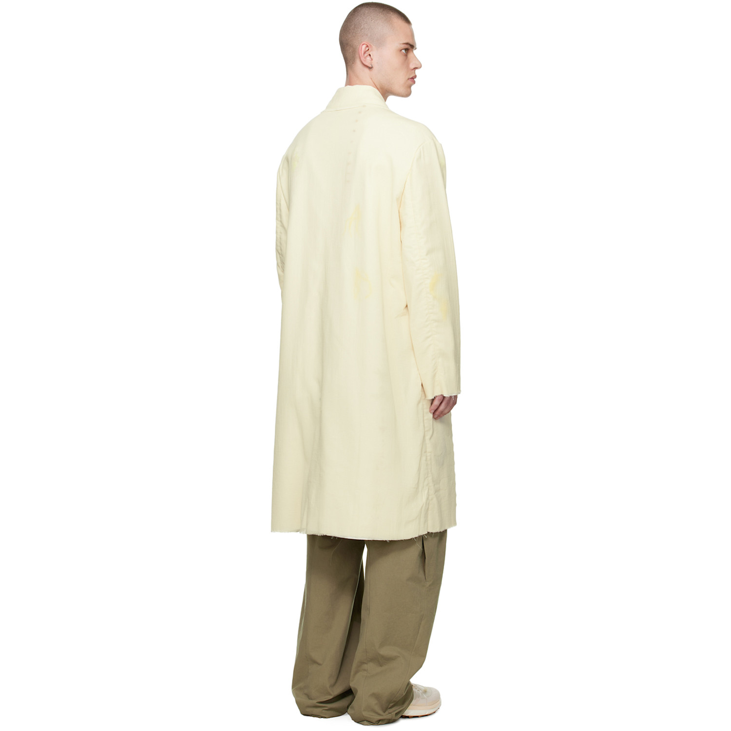  Hyein Seo Off-white Double Layer Coat 