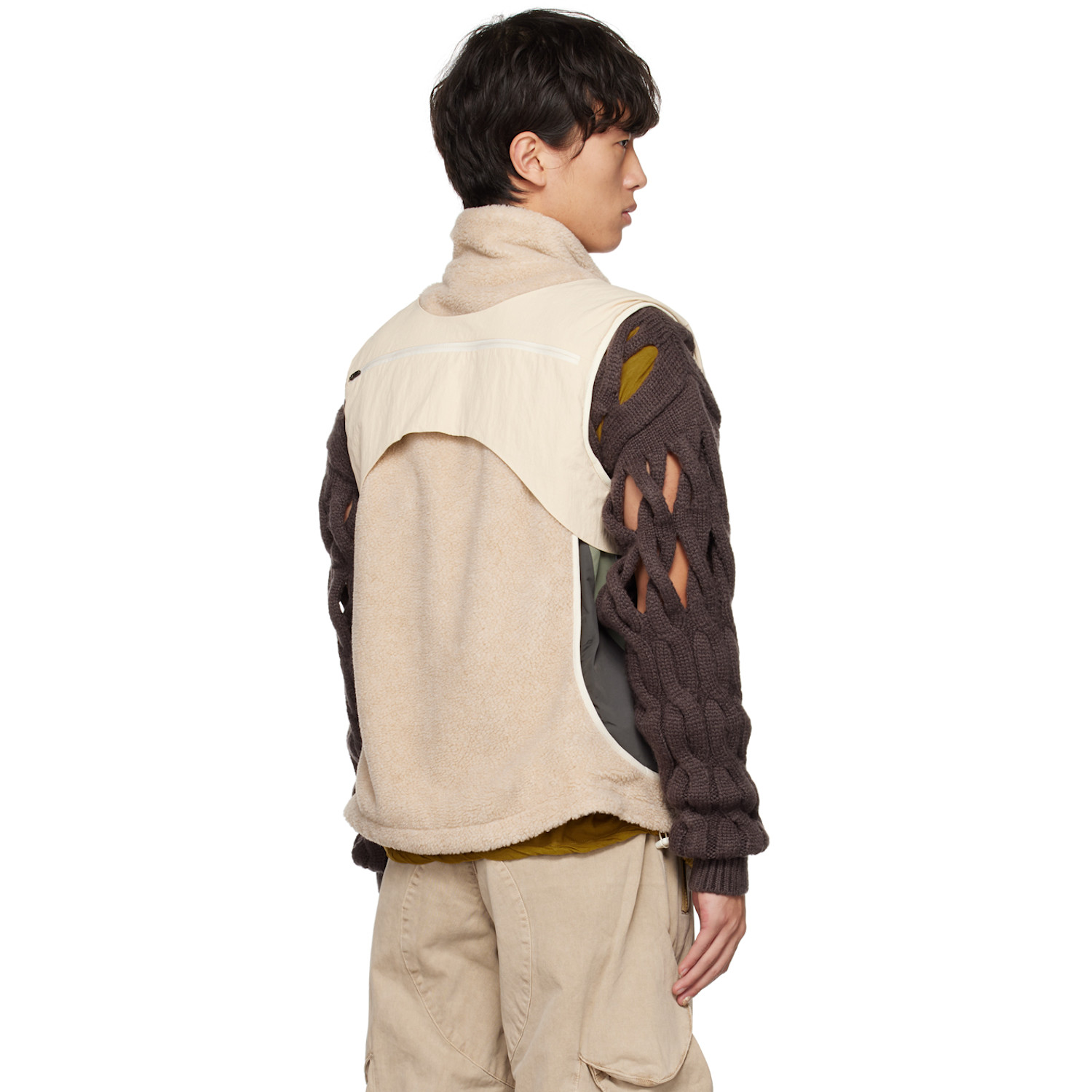  Hyein Seo Beige Layered Vest 