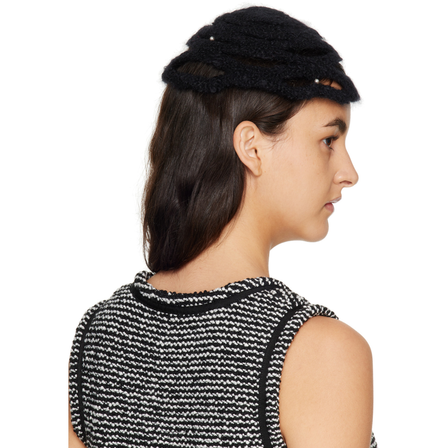  Rui Black Mohair Beanie 