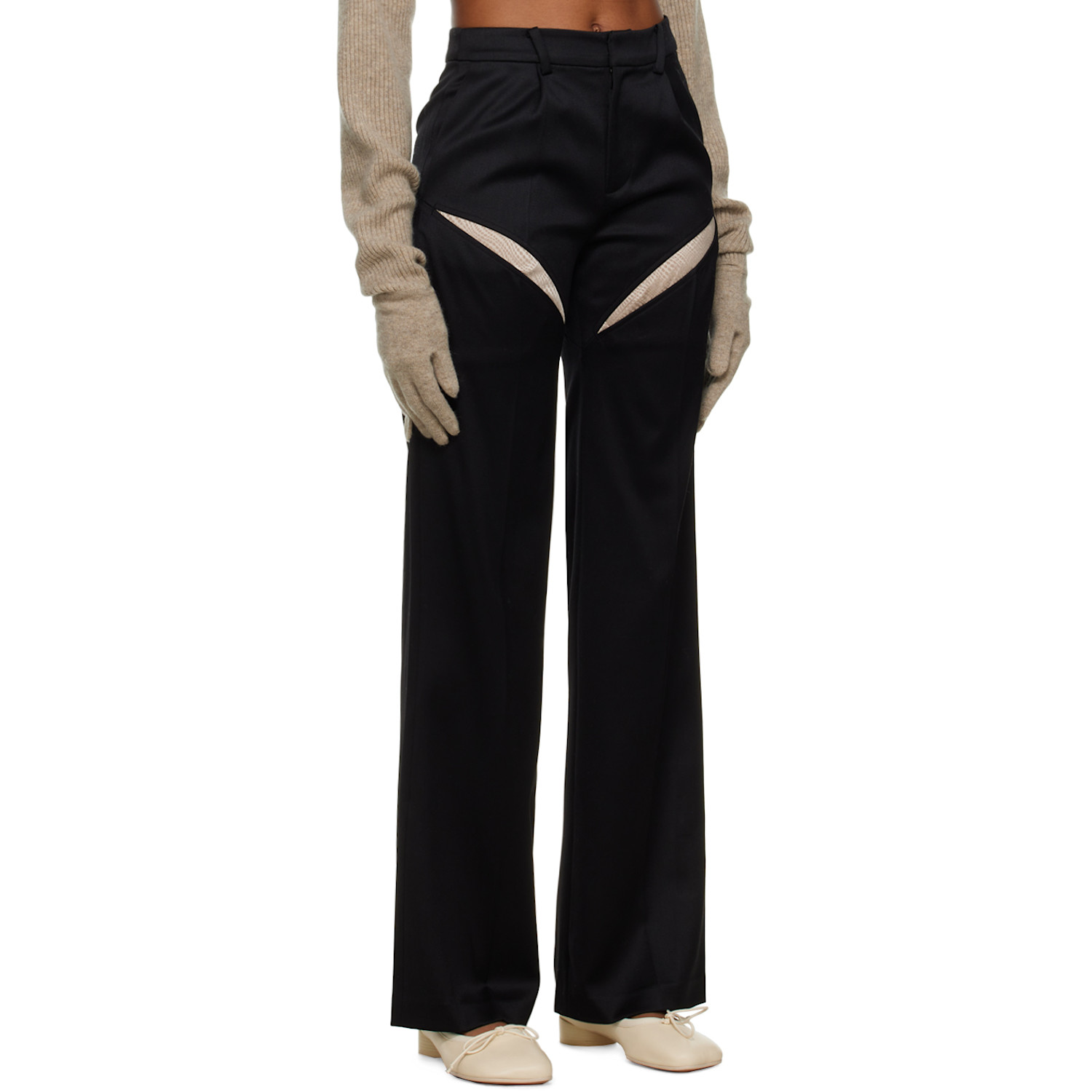  Rui Black Cutout Trousers 