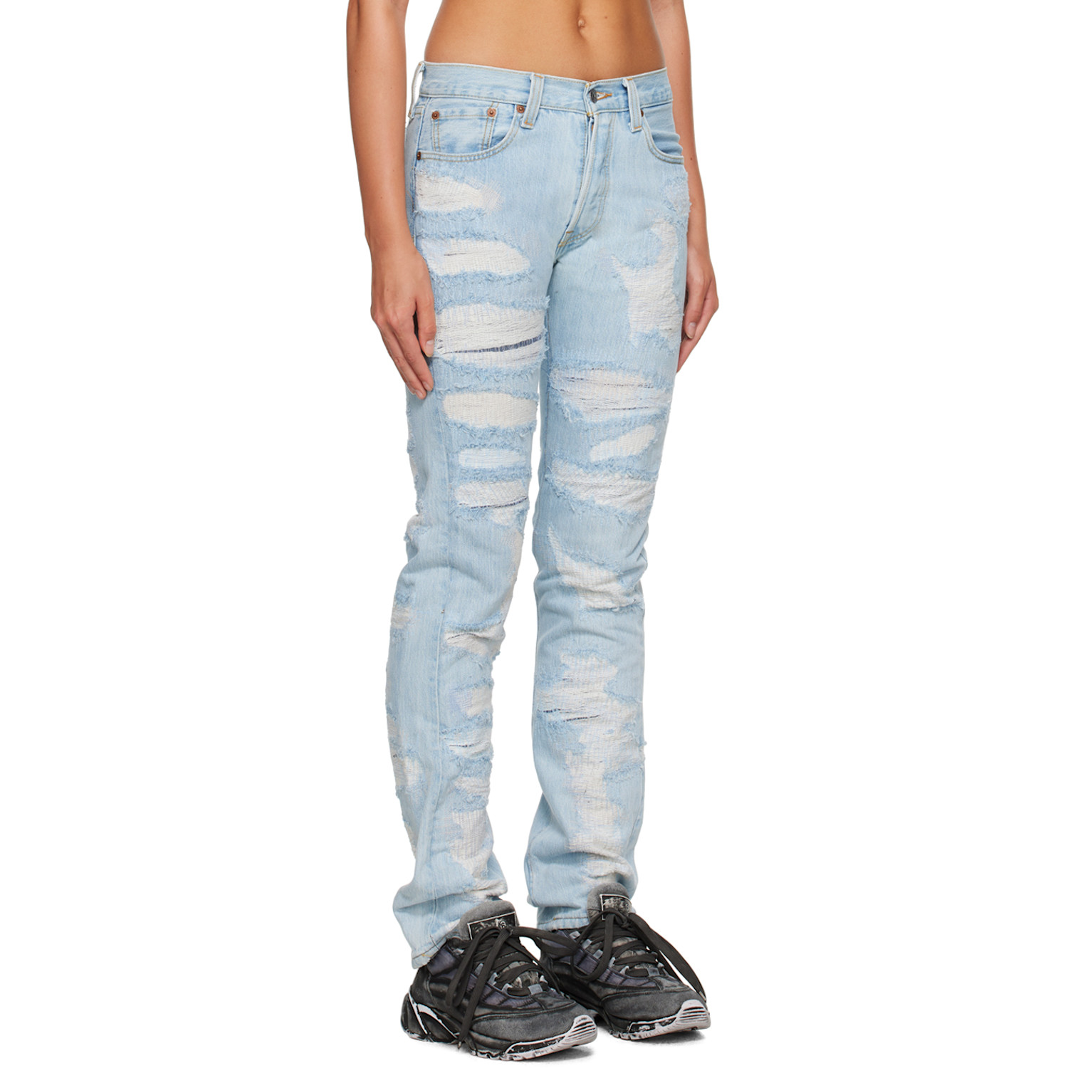  Notsonormal Blue Destroyed Jeans 