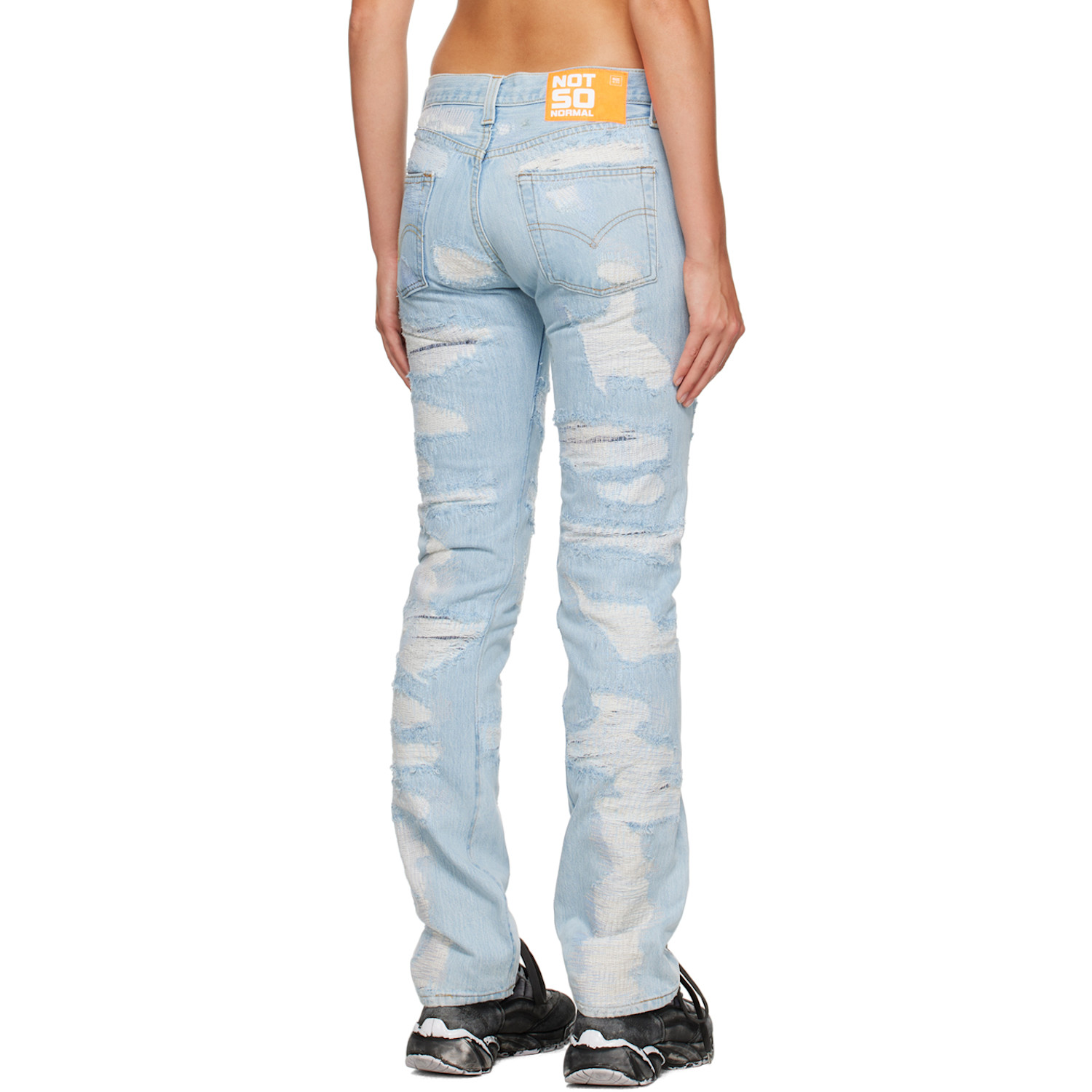  Notsonormal Blue Destroyed Jeans 
