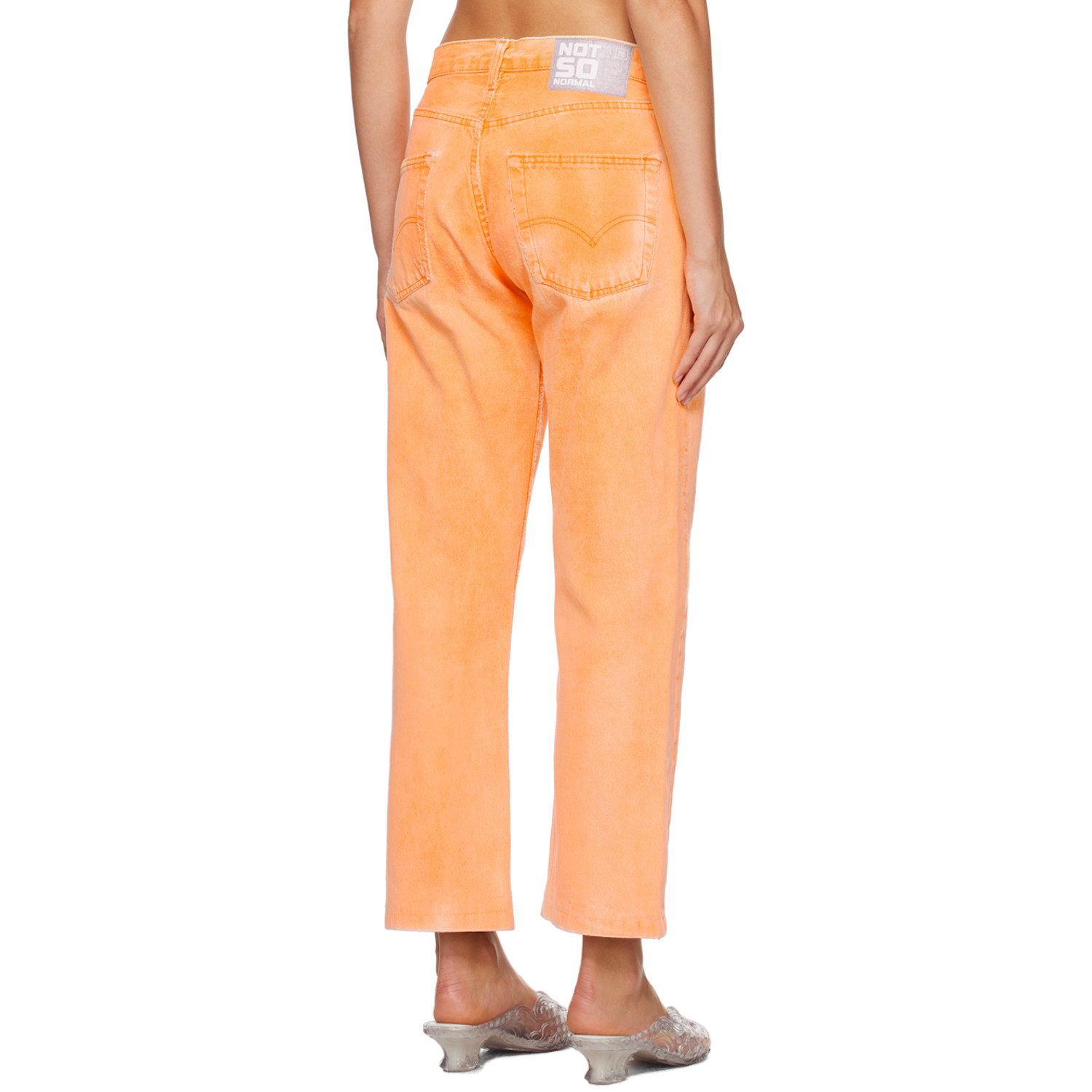  Notsonormal Orange High Jeans 
