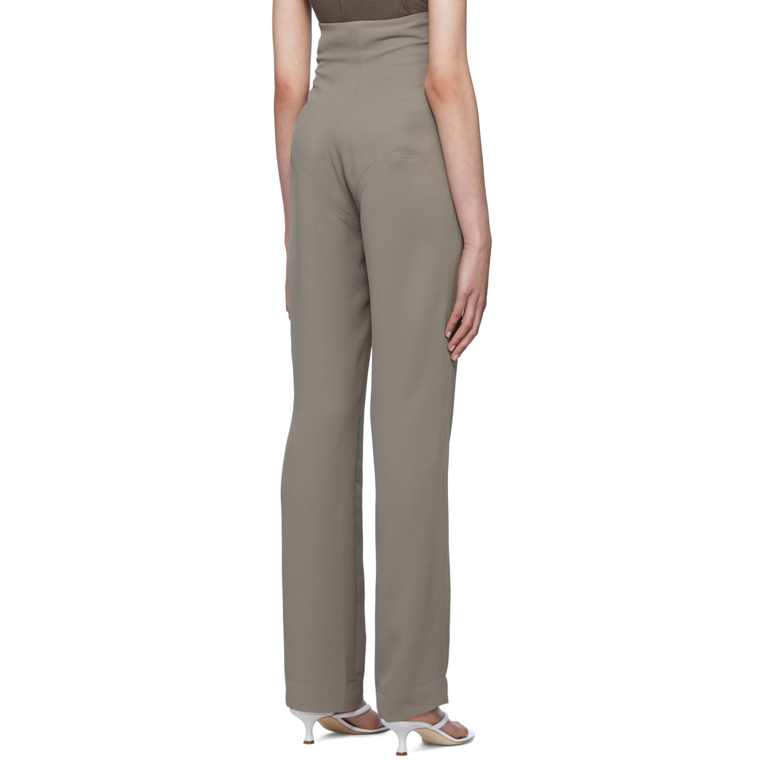  Paris Georgia Gray Bootleg Trousers 