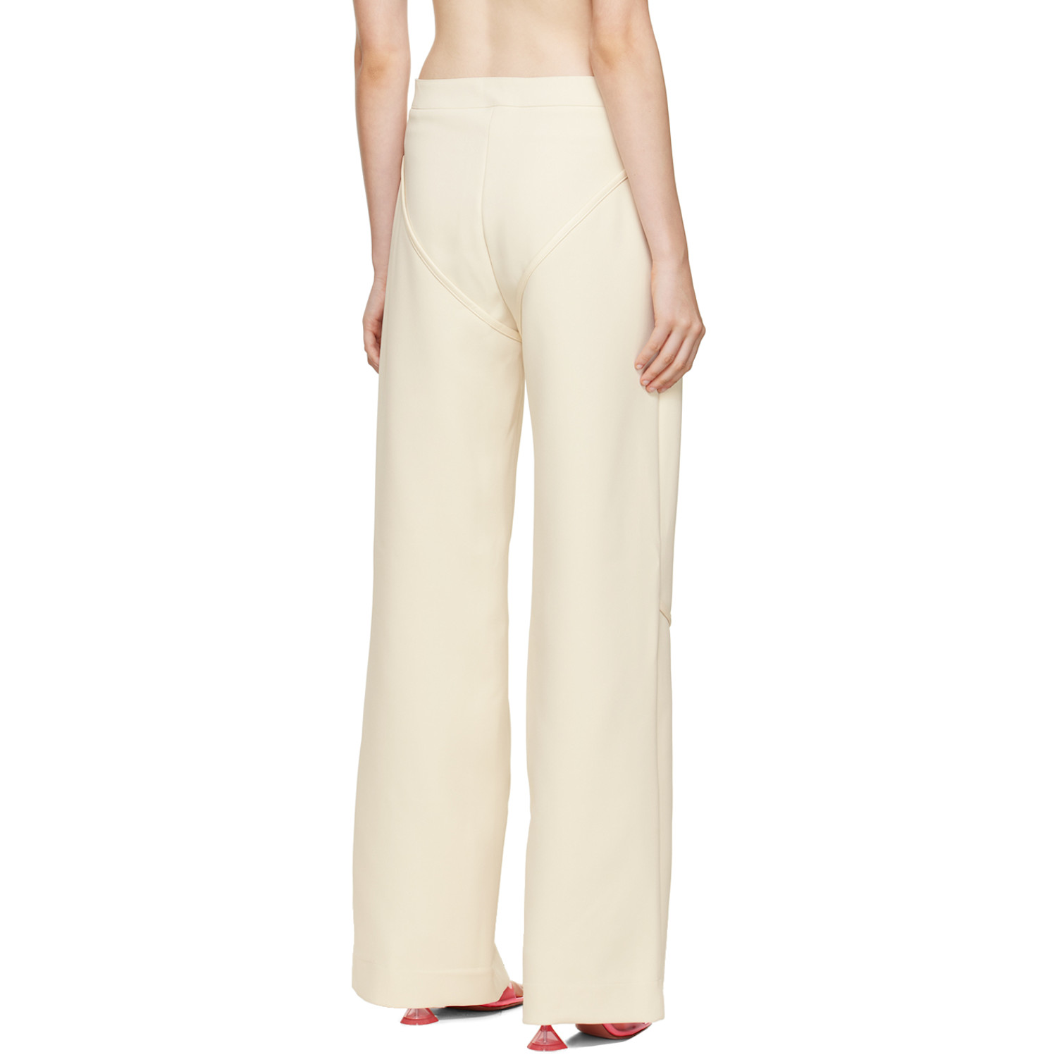  Paris Georgia Ssense Exclusive Off-white Rodeo Trousers 