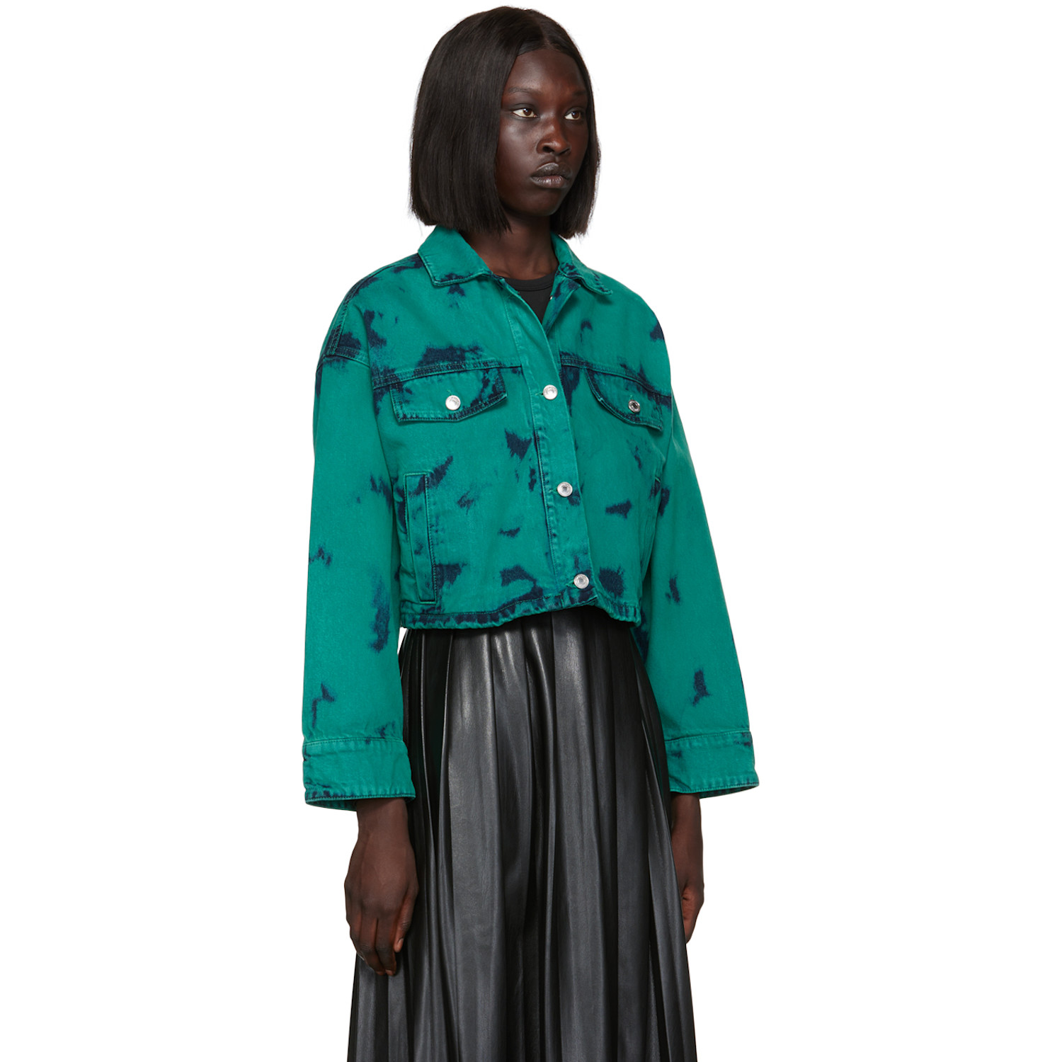  Msgm Ssense Exclusive Blue Denim Jacket 