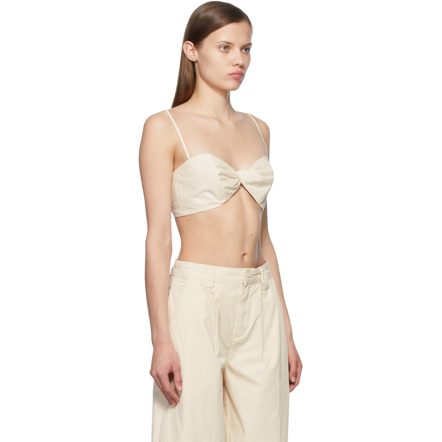  Frame Off-white Cotton Tank Top 