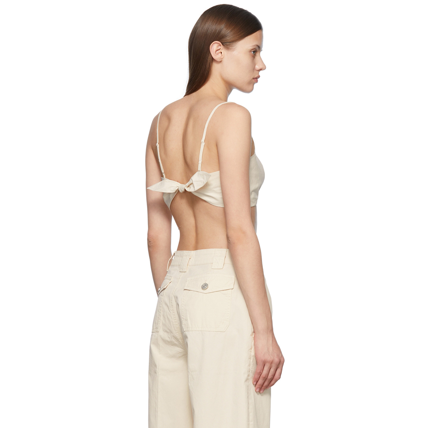  Frame Off-white Cotton Tank Top 