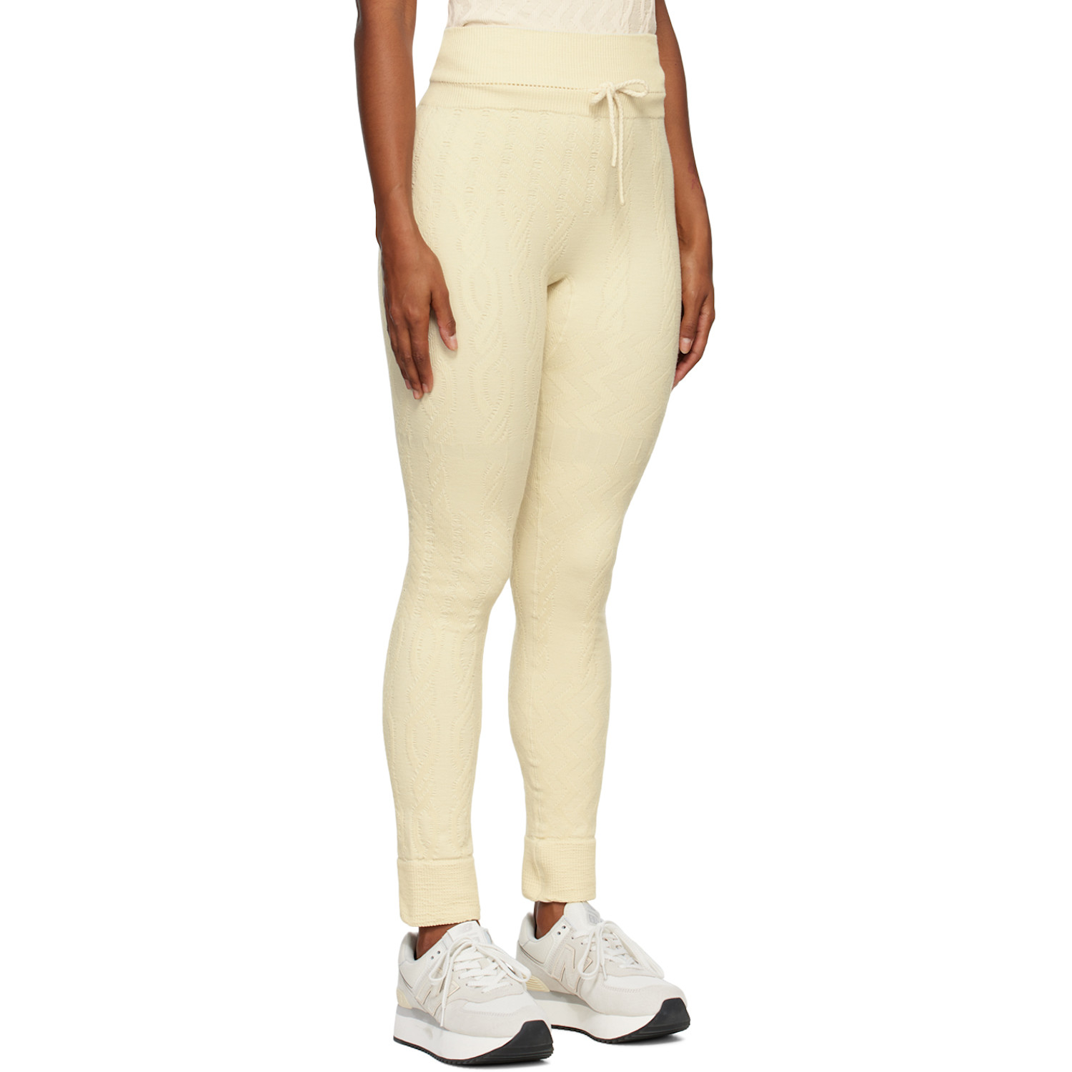  Otti Off-white Cable Sport Leggings 