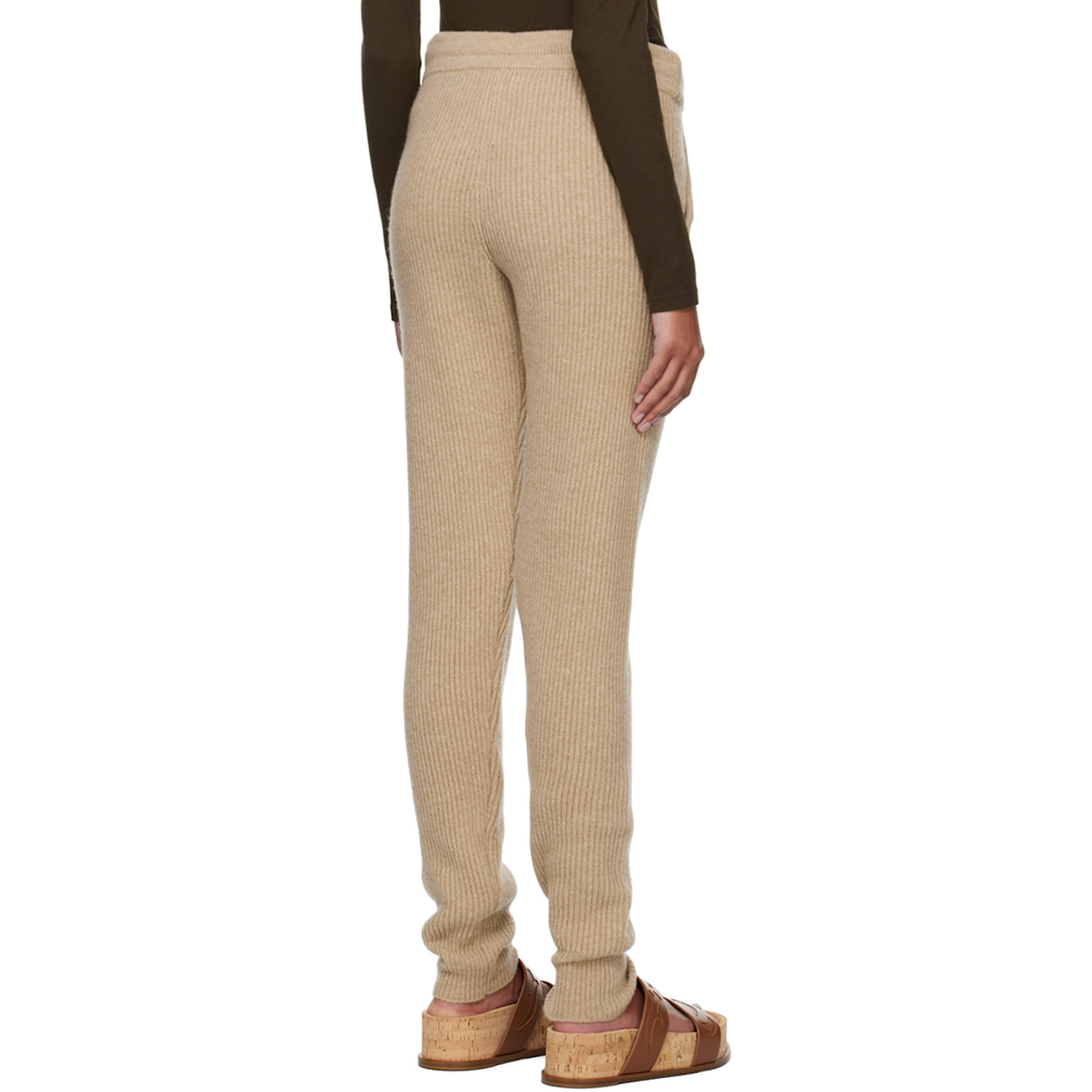  Otti Beige Rib Lounge Pants 