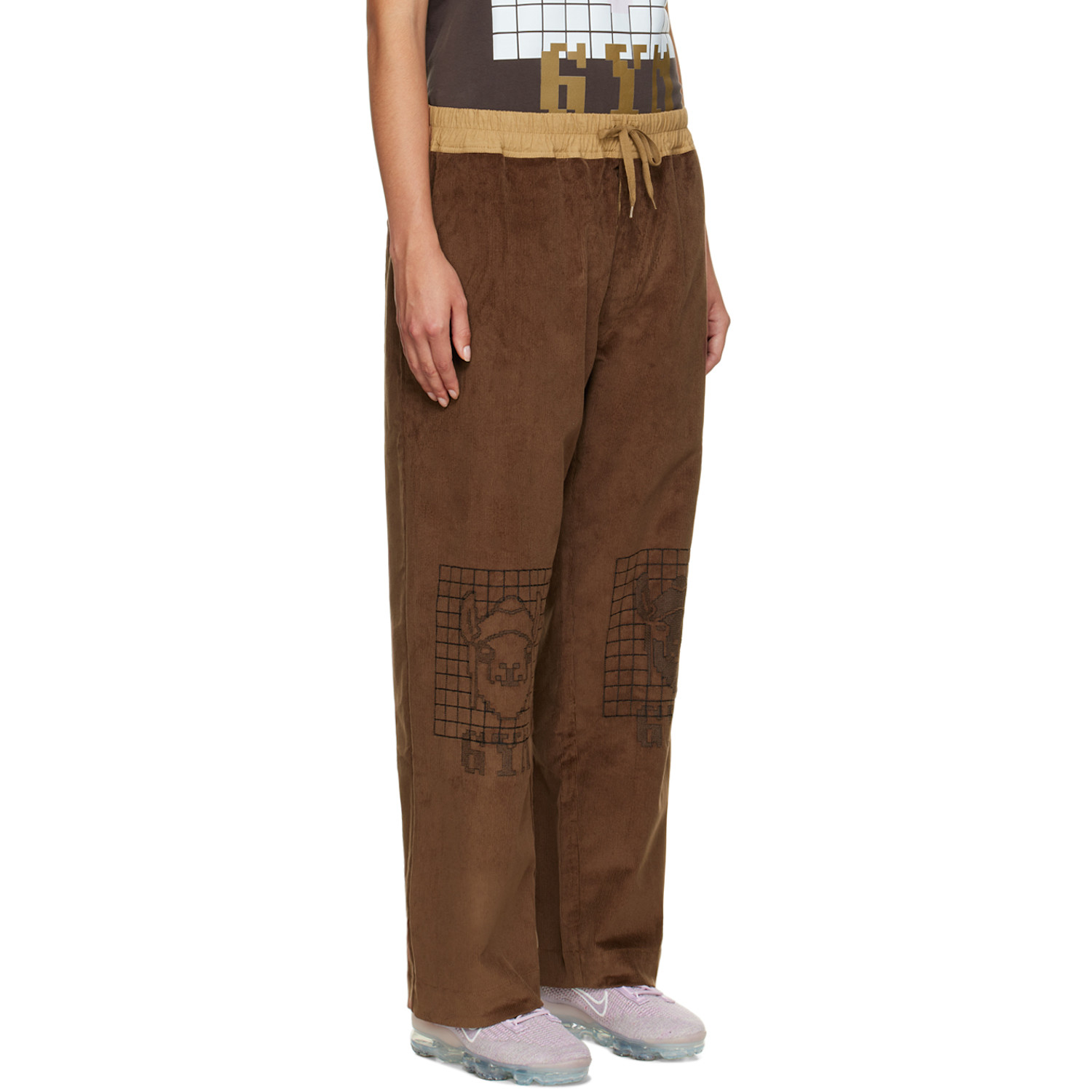  Bernhard Willhelm Brown Wide-leg Lounge Pants 