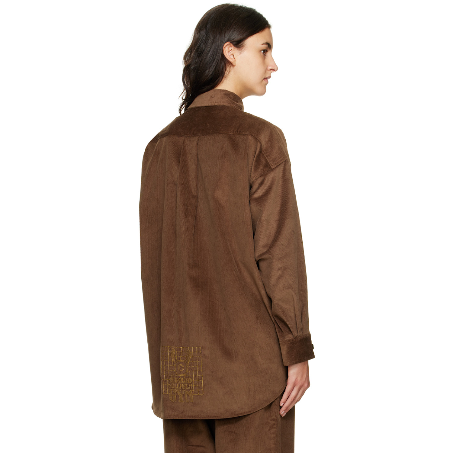  Bernhard Willhelm Brown Patch Pocket Shirt 