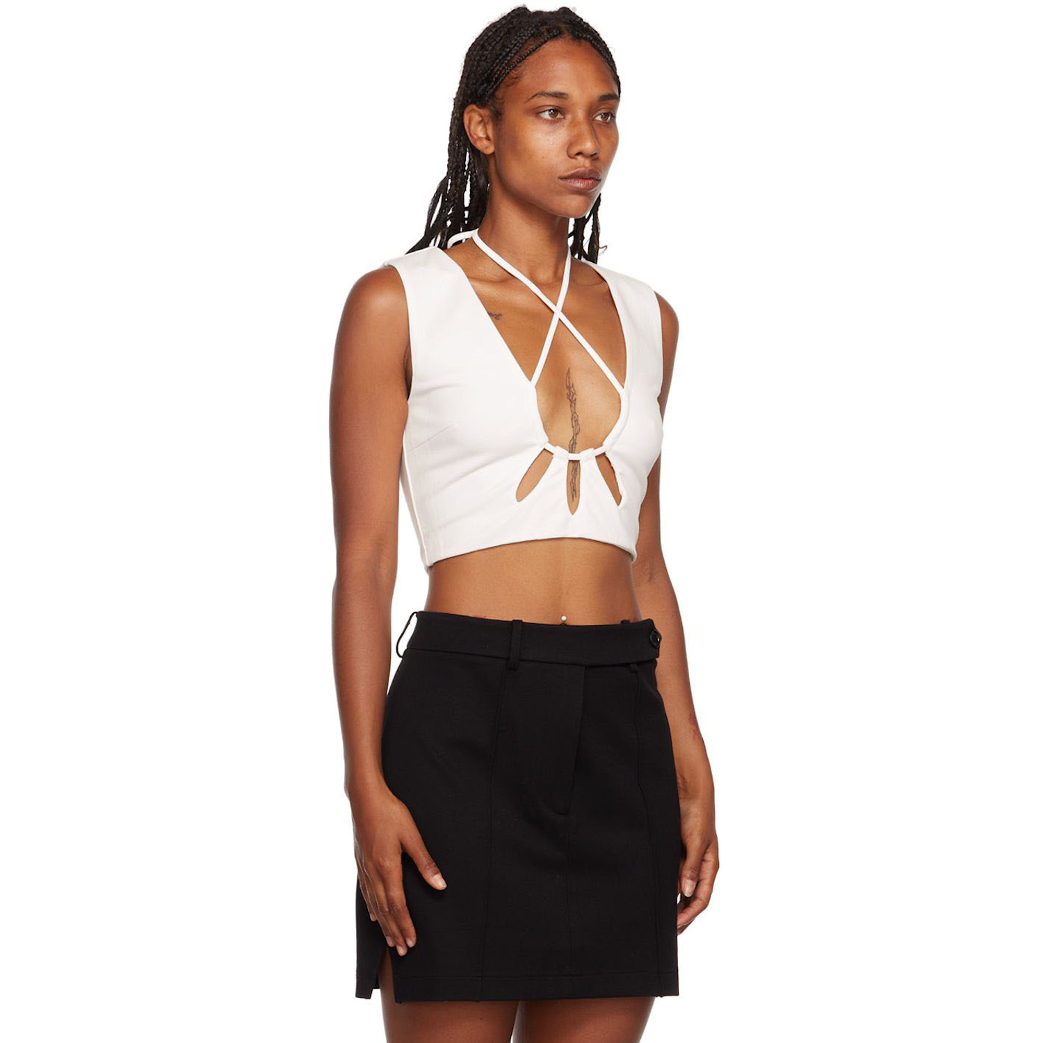  Third Form White Rip Tide Tank Top 
