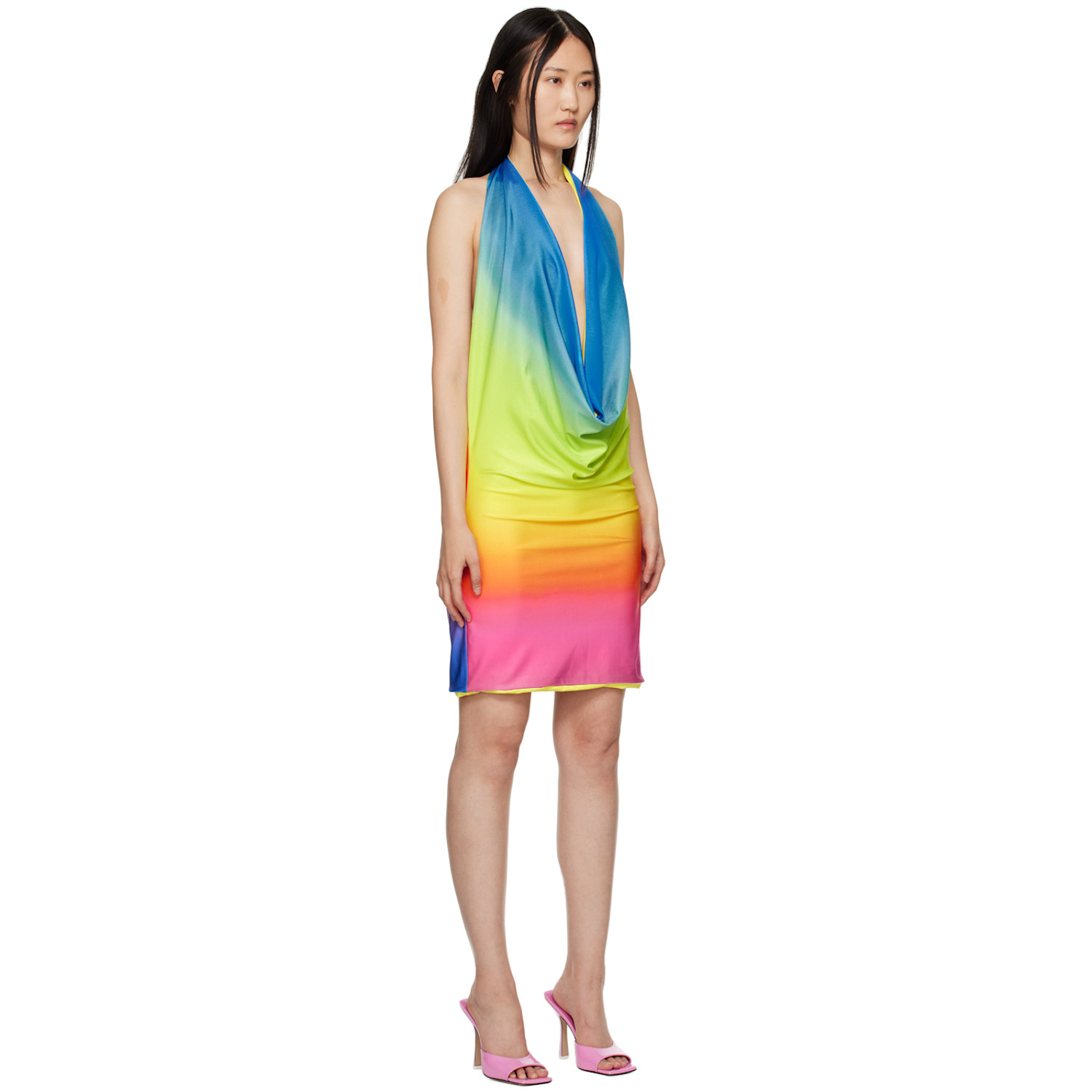  Sinead Gorey Multicolor Print Minidress 