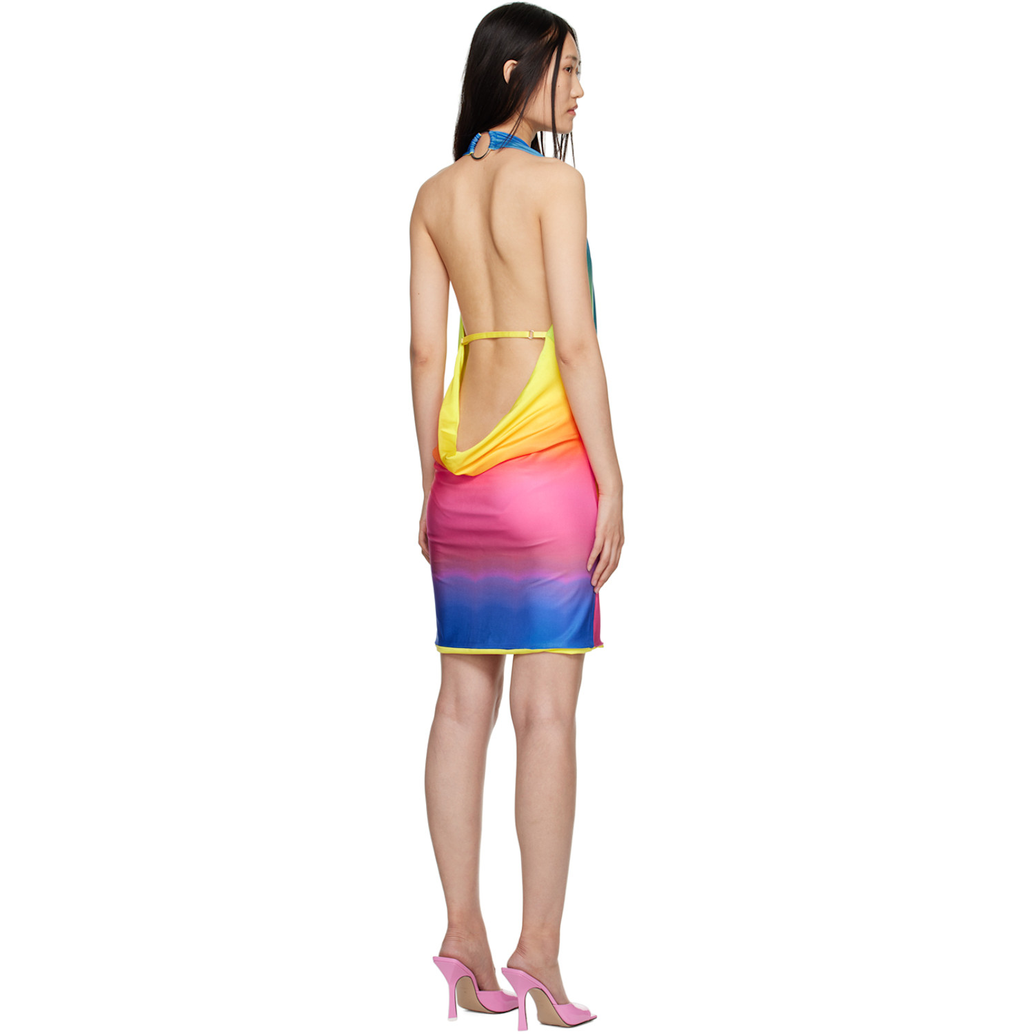  Sinead Gorey Multicolor Print Minidress 