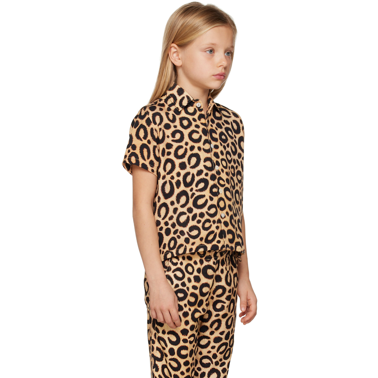  Endless Joy Kids Beige Leopard Shirt 
