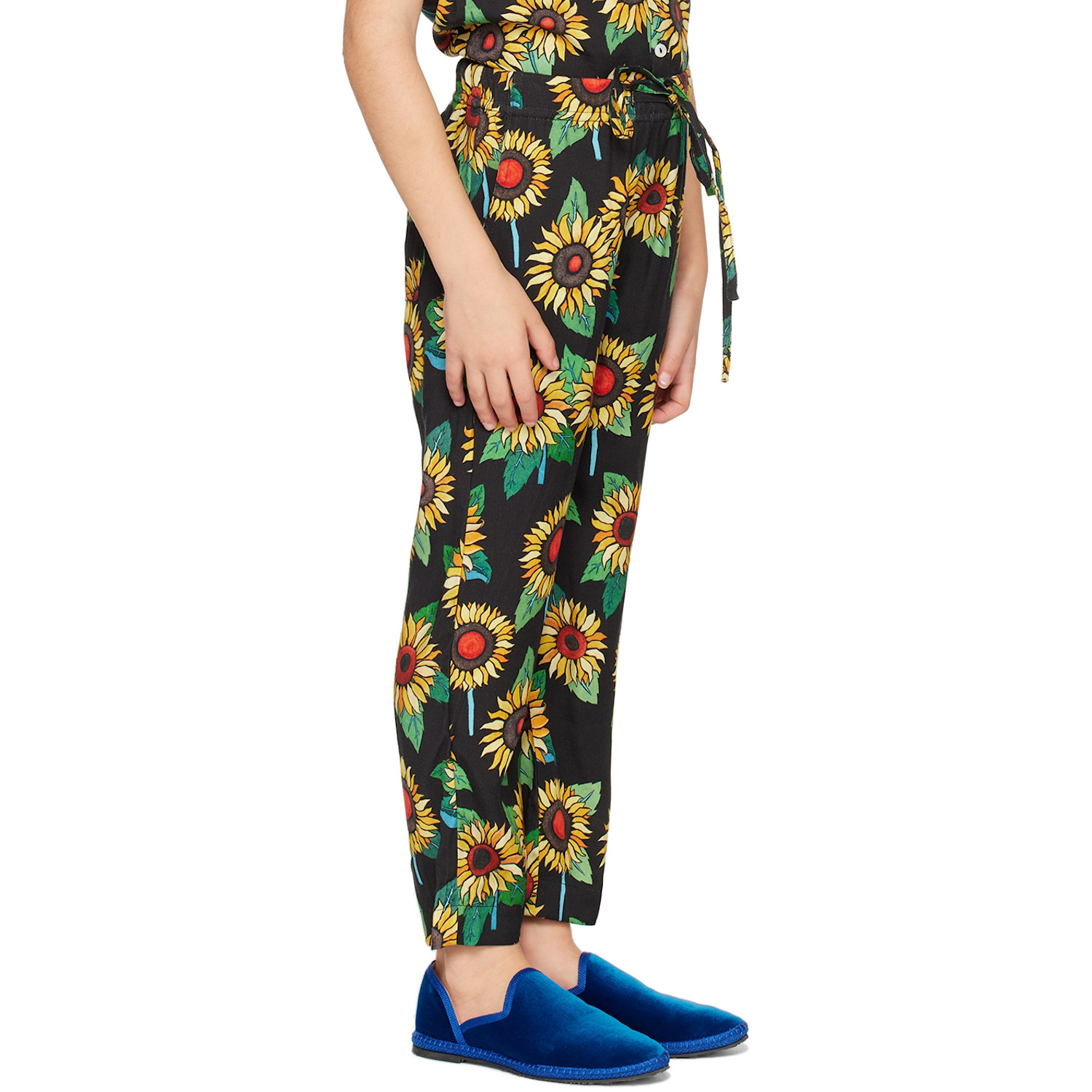  Endless Joy Kids Black Sunflower Lounge Pants 