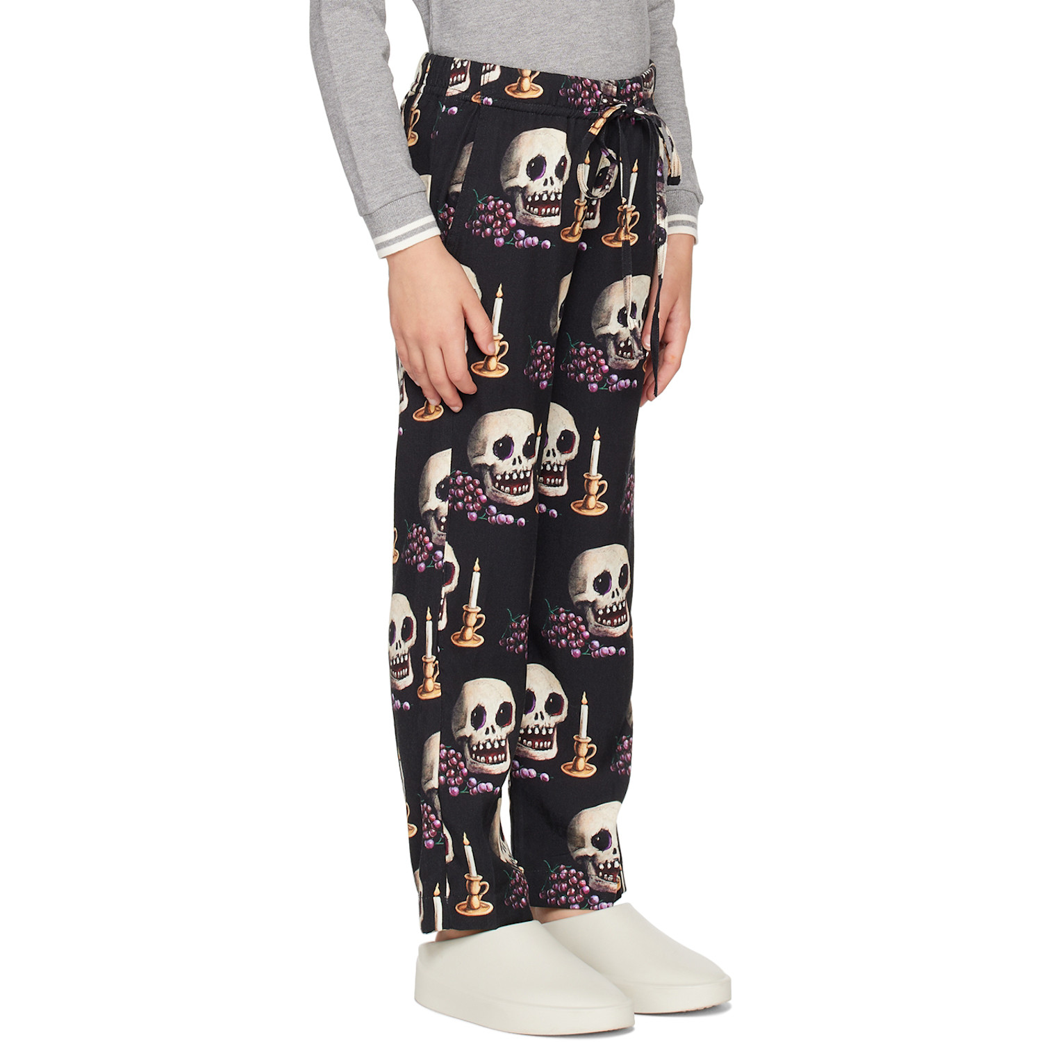  Endless Joy Kids Black Momento Mori Lounge Pants 