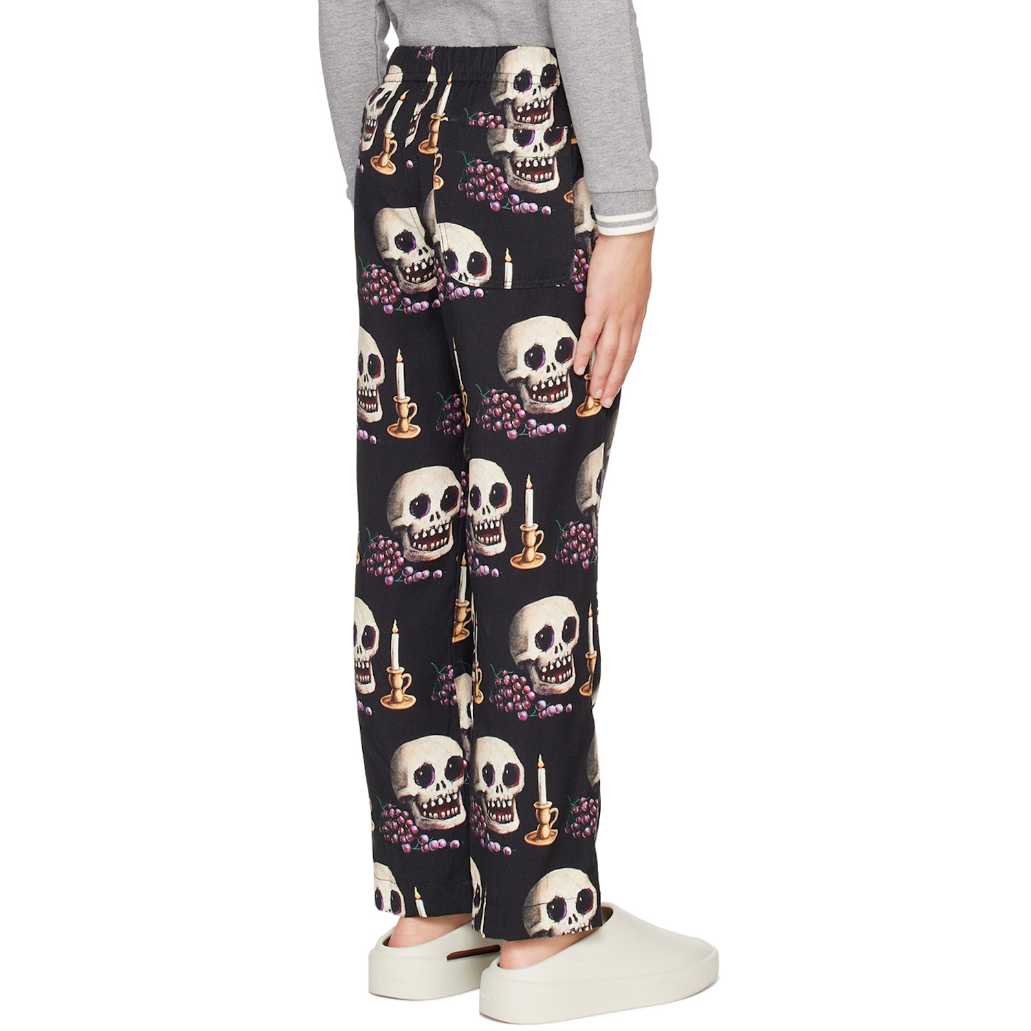  Endless Joy Kids Black Momento Mori Lounge Pants 