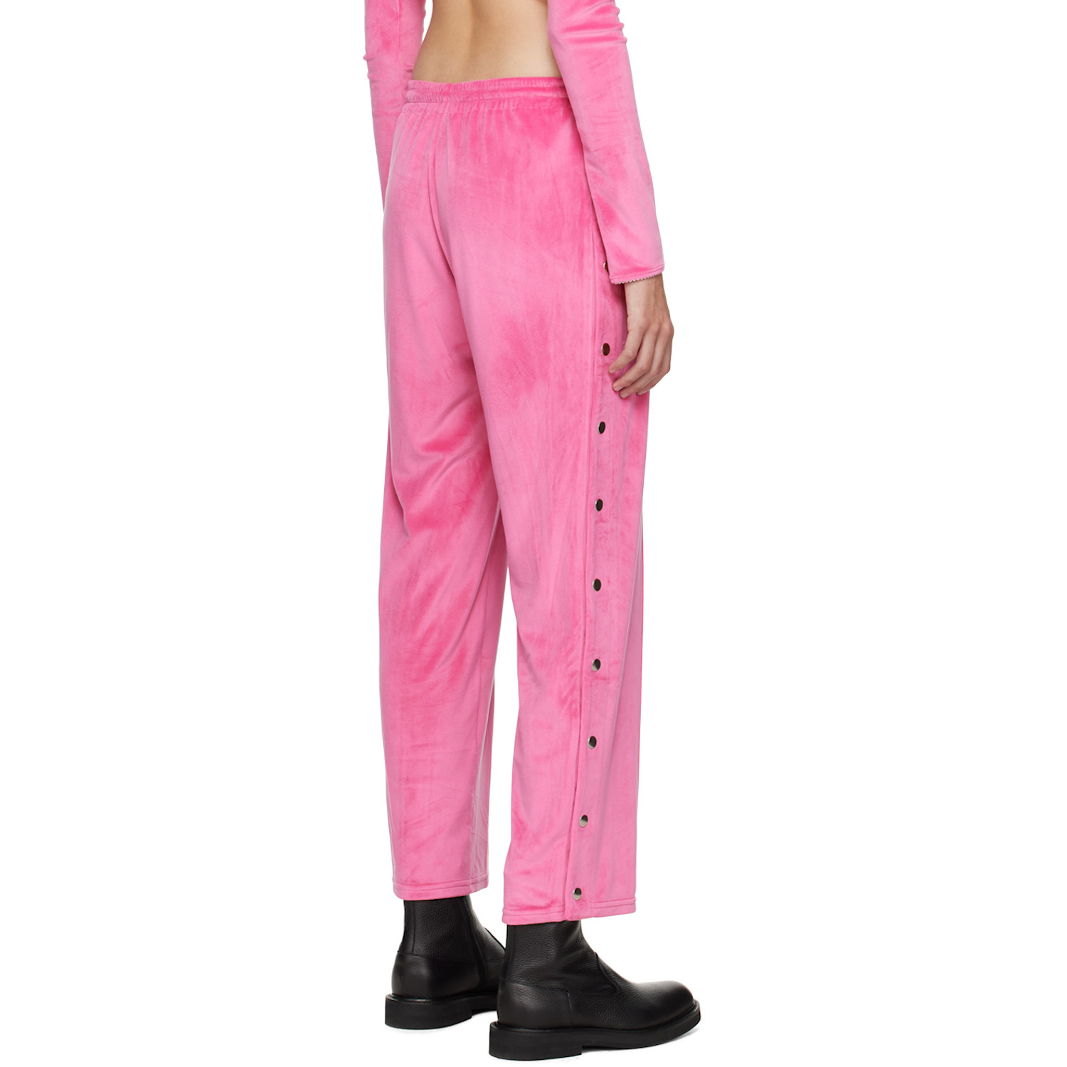  Priscavera Pink Vented Lounge Pants 