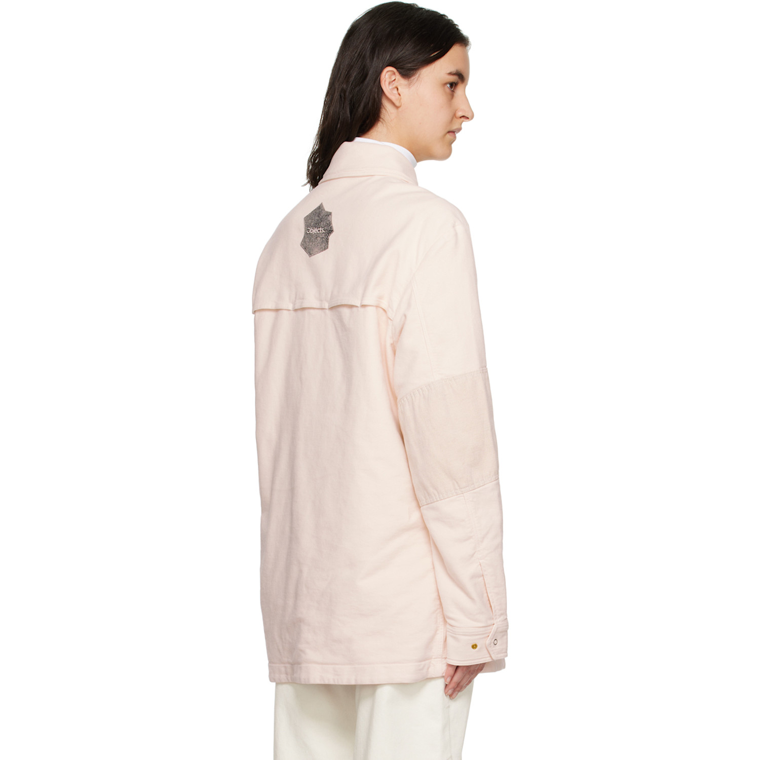  Objects Iv Life Pink Spread Collar Jacket 