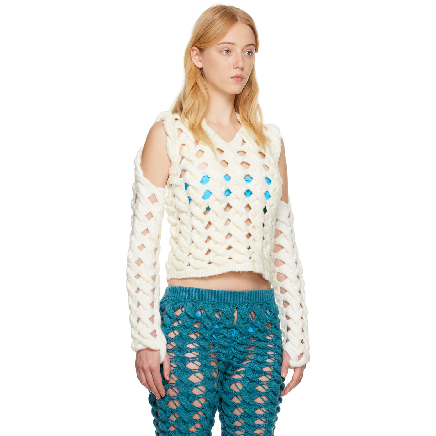  Isa Boulder Ssense Exclusive Off-white Sweater 