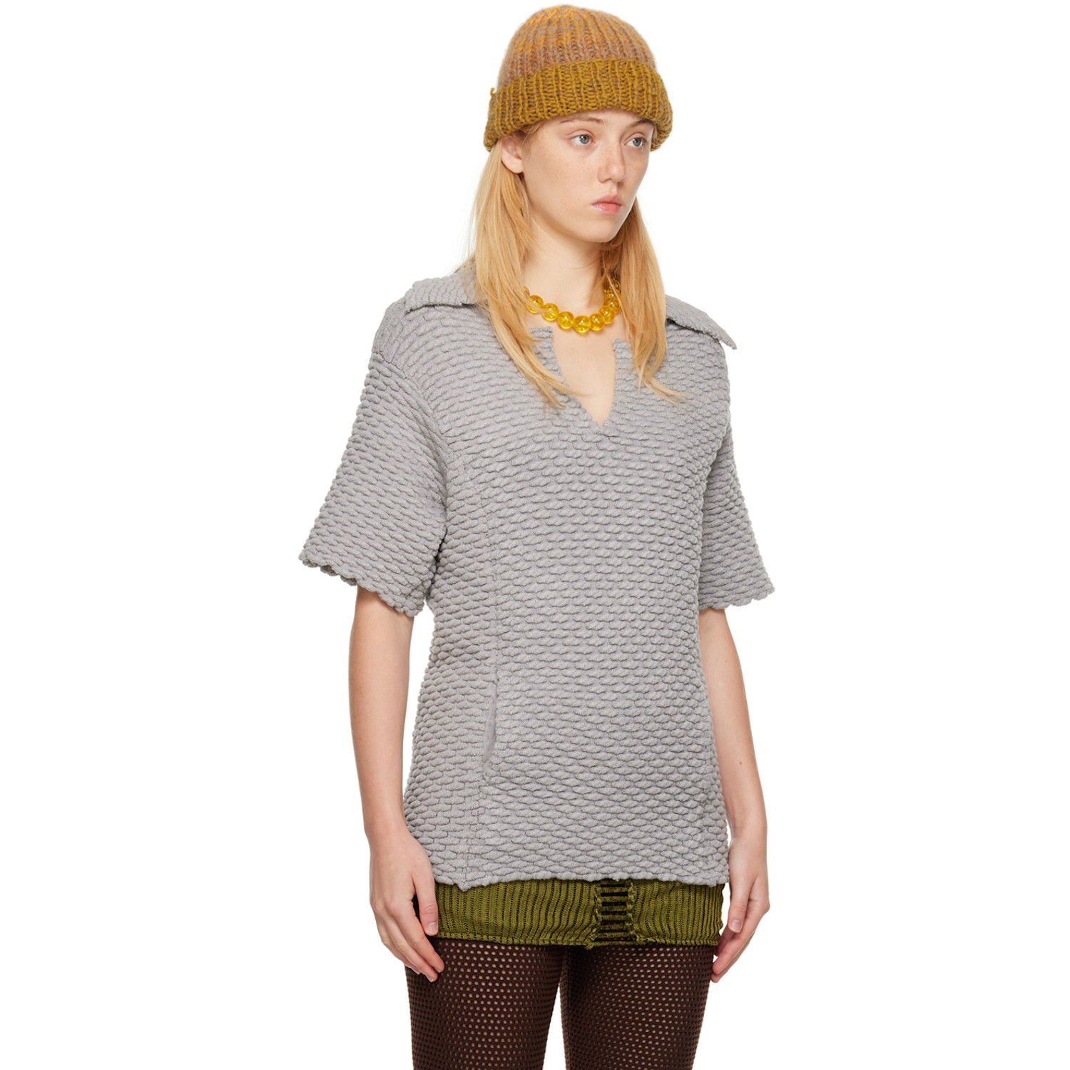  Isa Boulder Gray Peanut Polo 