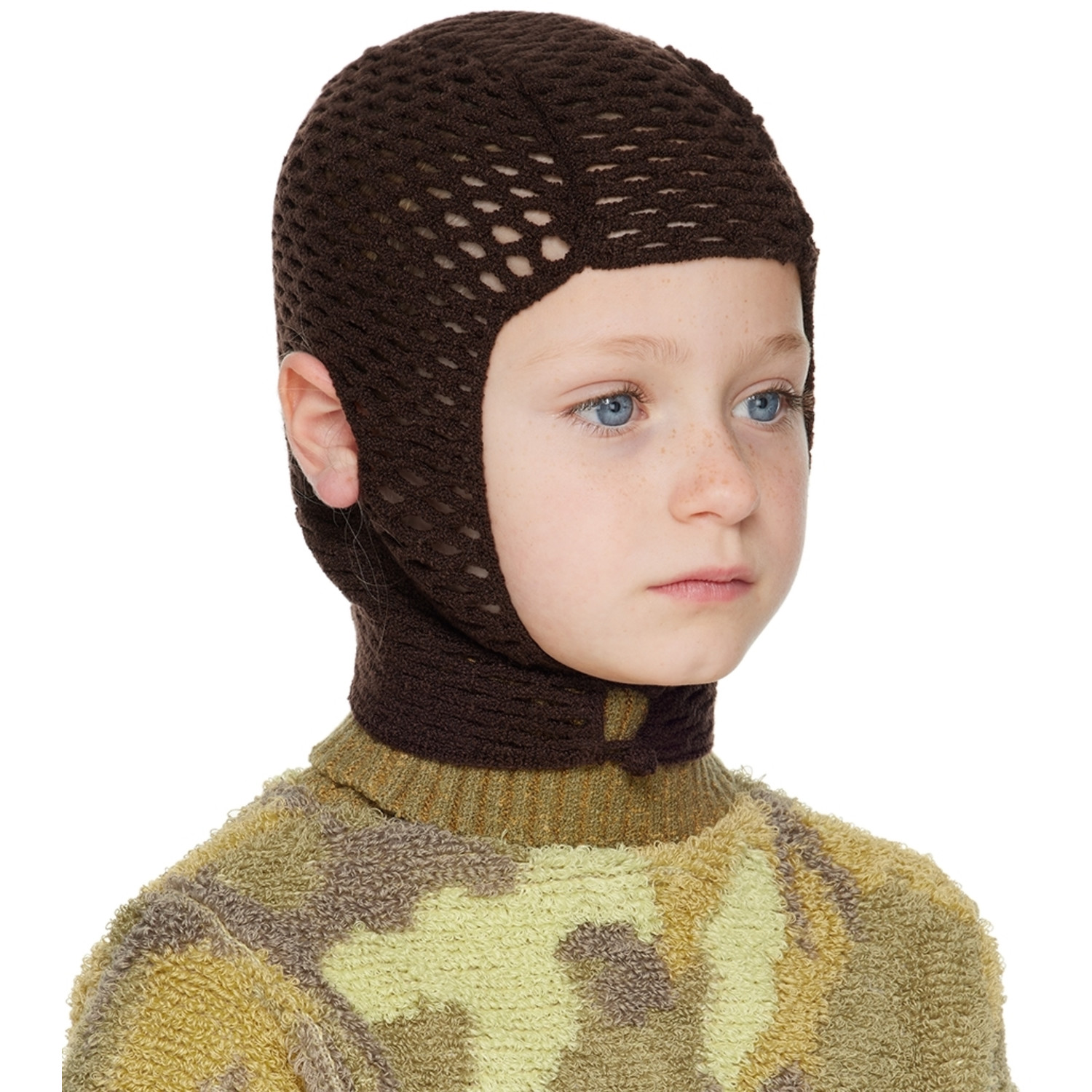  Isa Boulder Ssense Exclusive Kids Brown Helmet Hat 