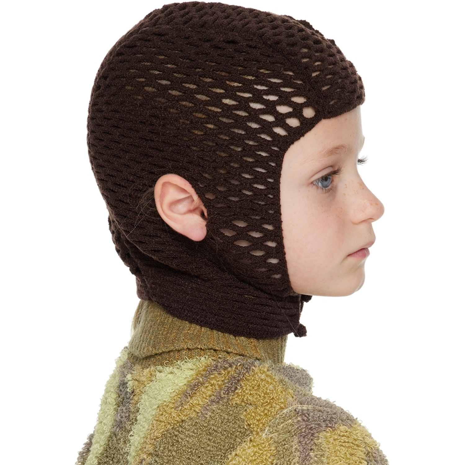  Isa Boulder Ssense Exclusive Kids Brown Helmet Hat 