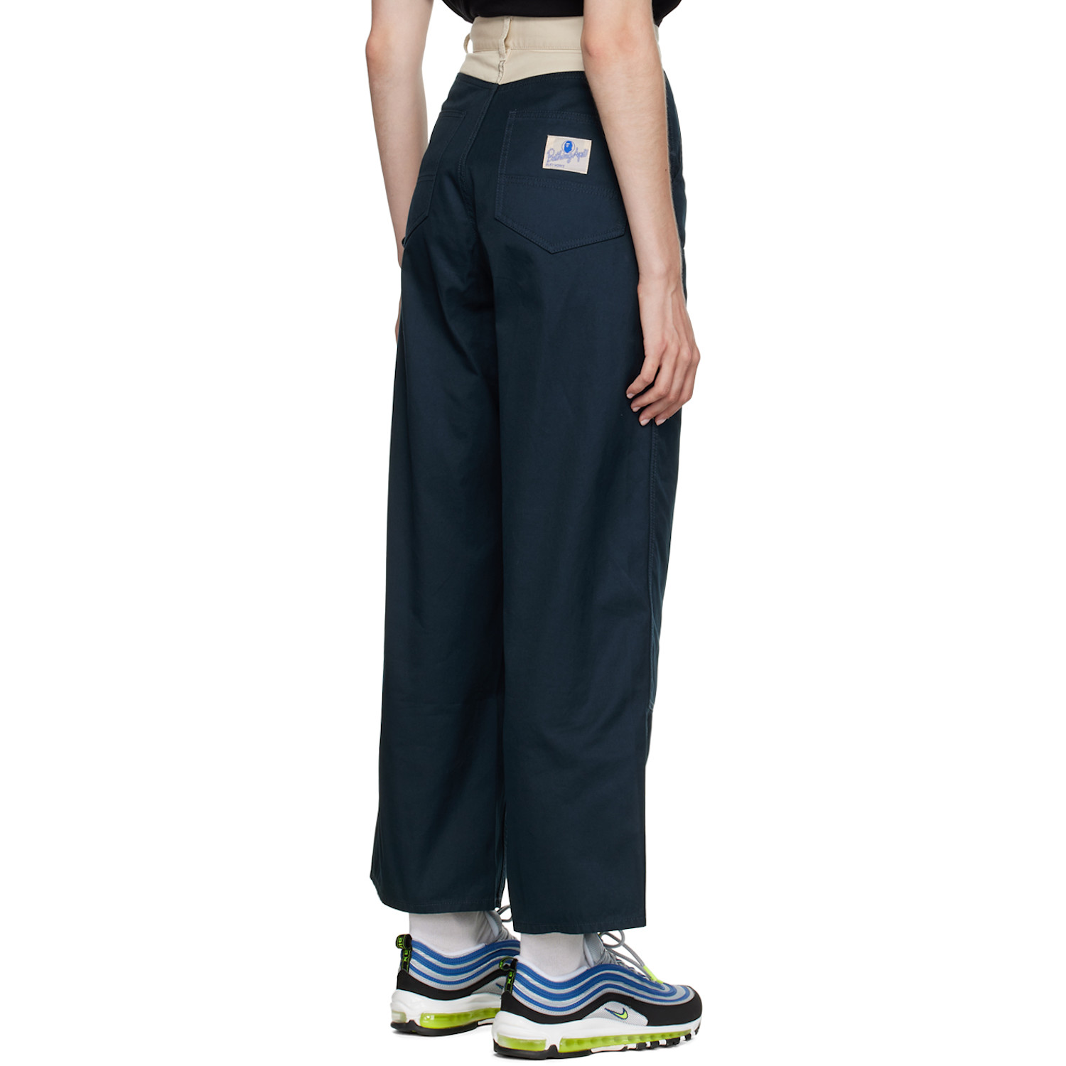  Bape Navy Painter Trousers 