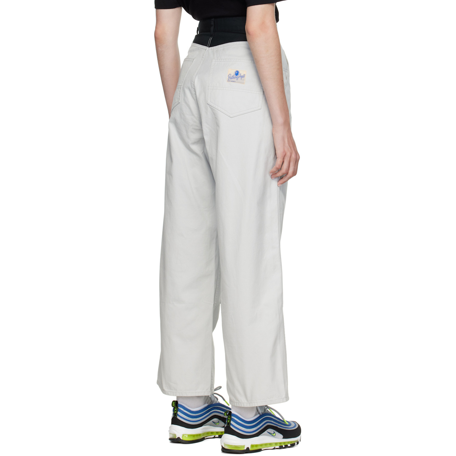  Bape Gray Painter Trousers 