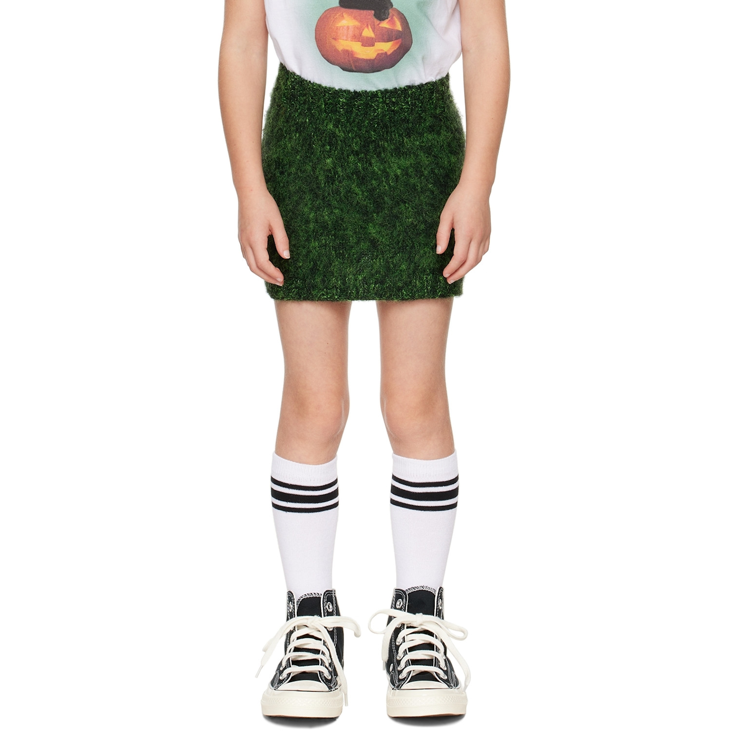  Mimi Wade Ssense Exclusive Kids Green Slime Skirt 