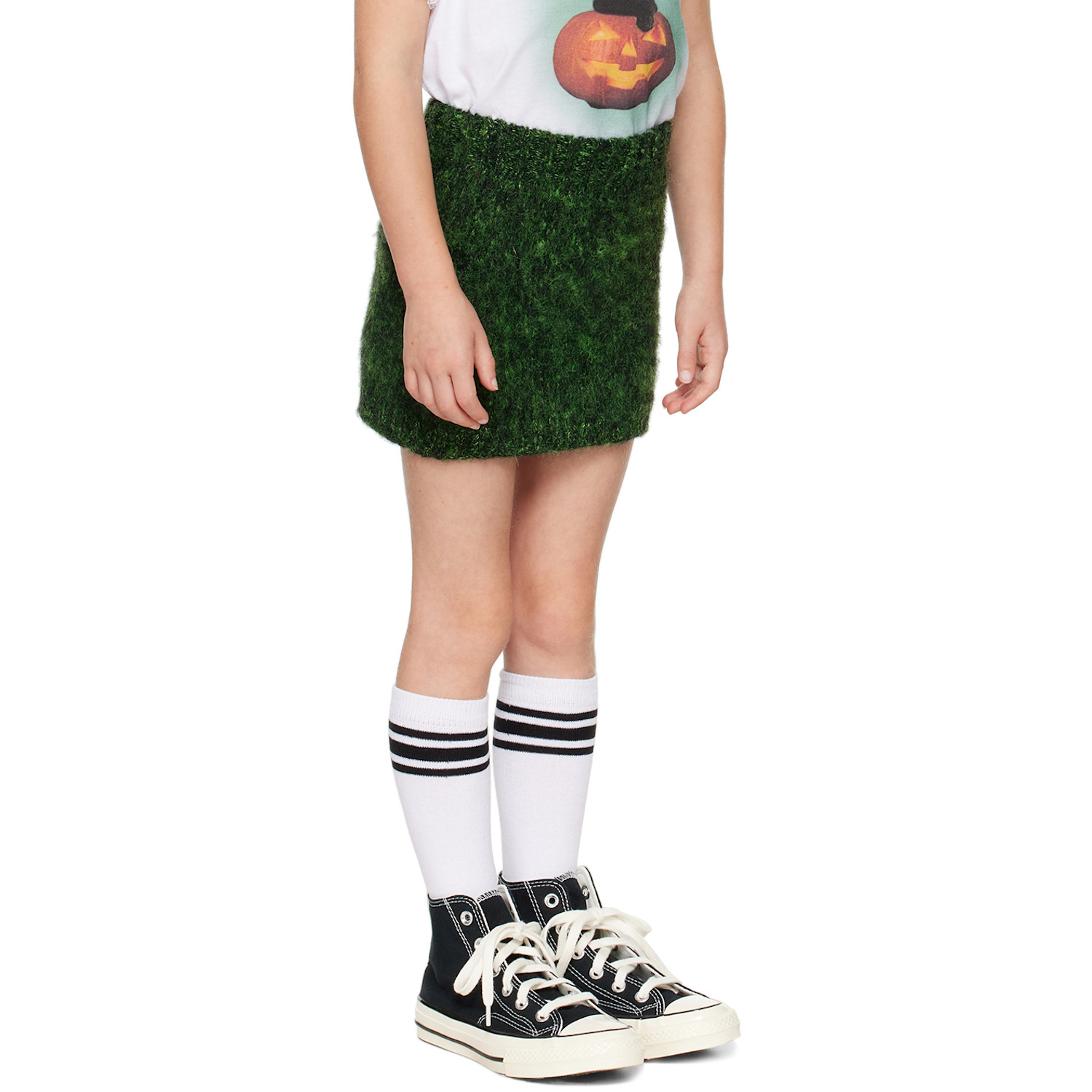  Mimi Wade Ssense Exclusive Kids Green Slime Skirt 