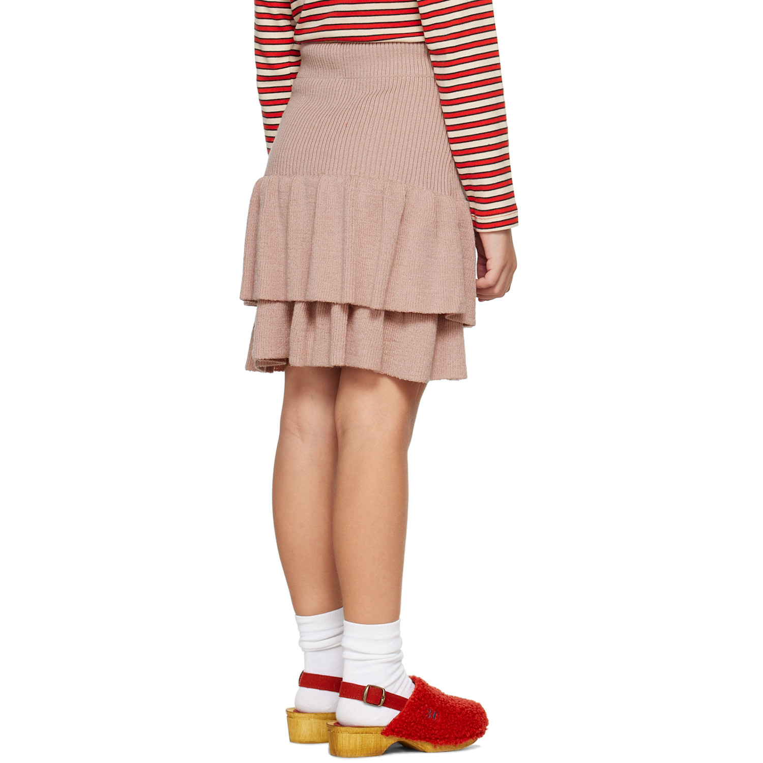  Misha & Puff Kids Pink Block Party Skirt 