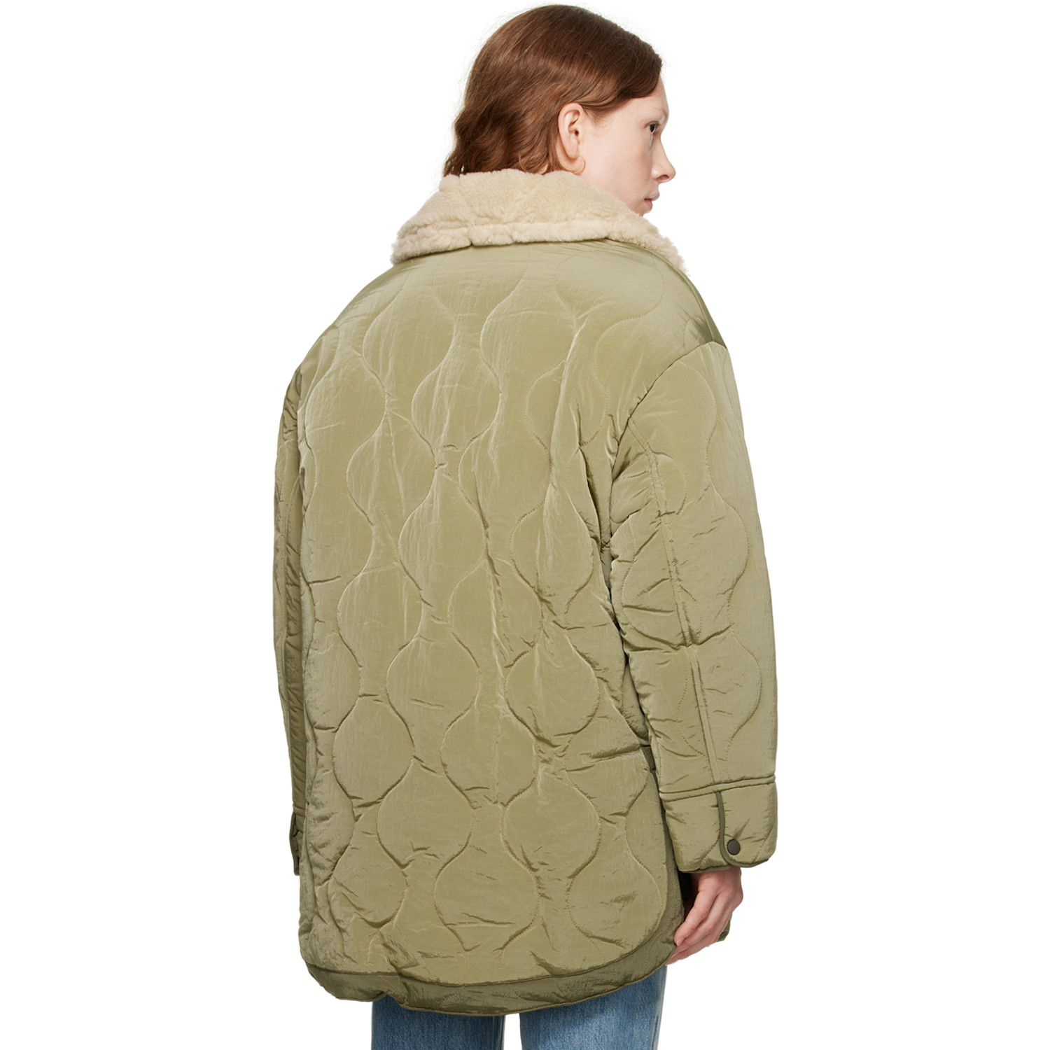  Blossom Reversible Khaki Dean Coat 