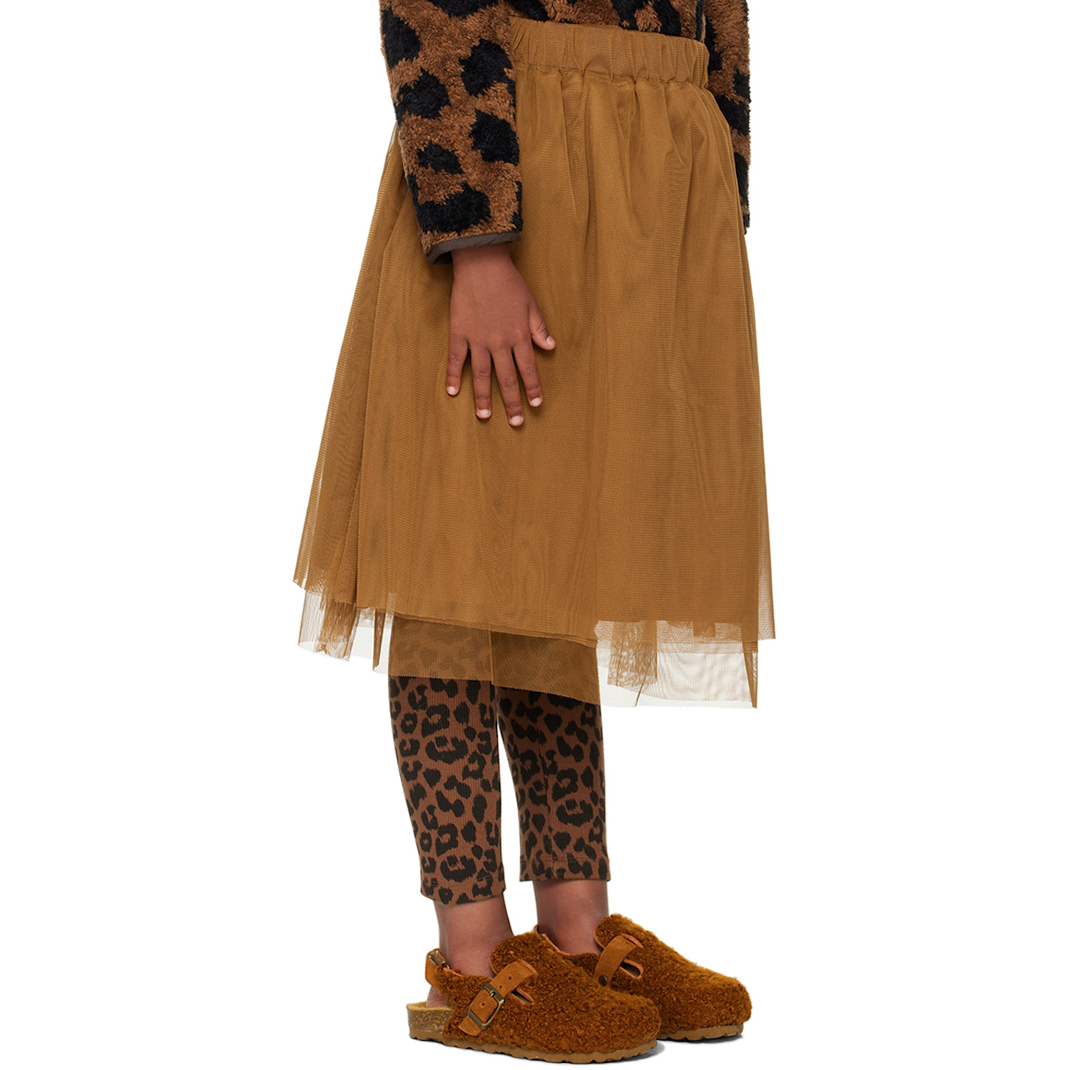 Daily Brat Kids Brown Celia Skirt 