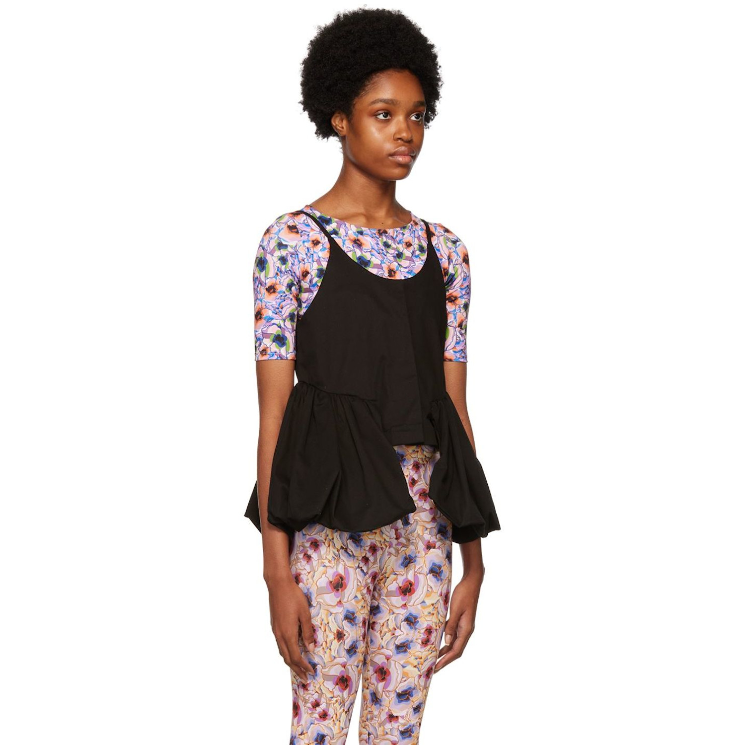  Kika Vargas Black Mirka Camisole 