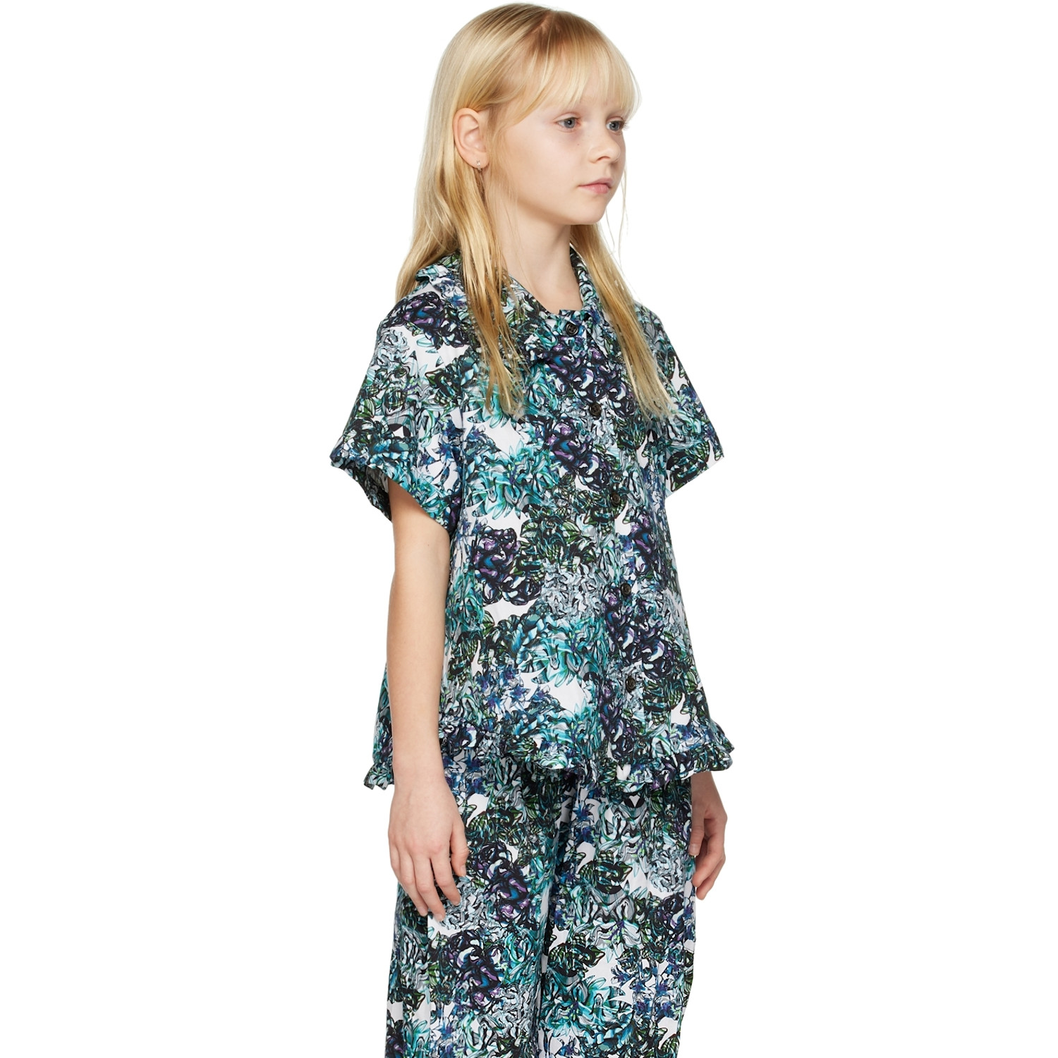  Kika Vargas Ssense Exclusive Kids Blue Mabi Top 