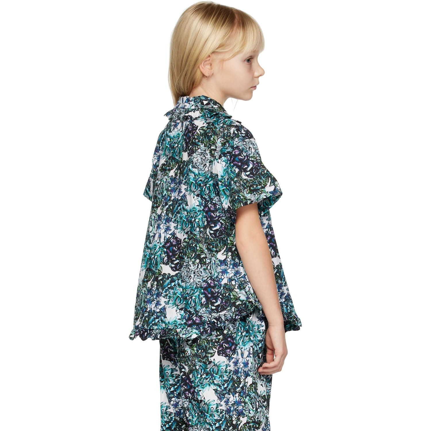  Kika Vargas Ssense Exclusive Kids Blue Mabi Top 