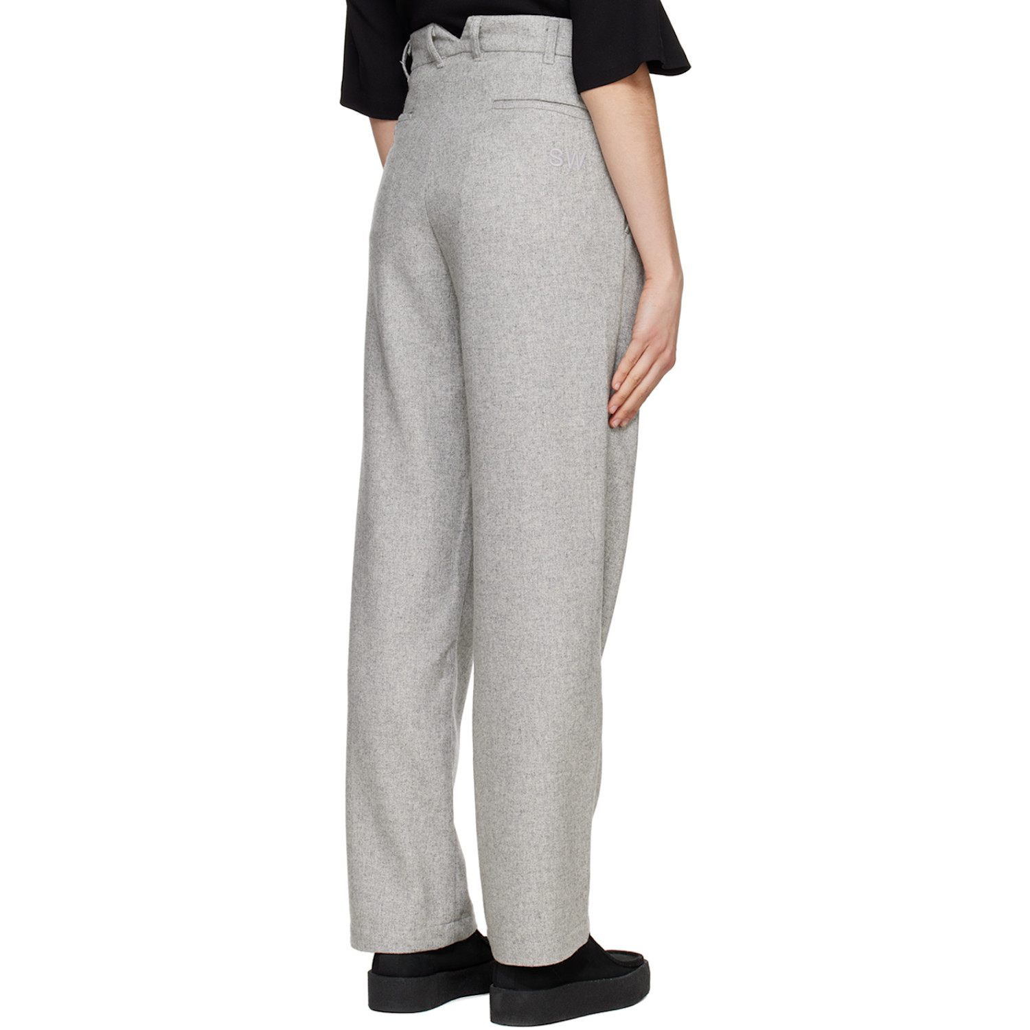  Saintwoods Gray Patch Trousers 